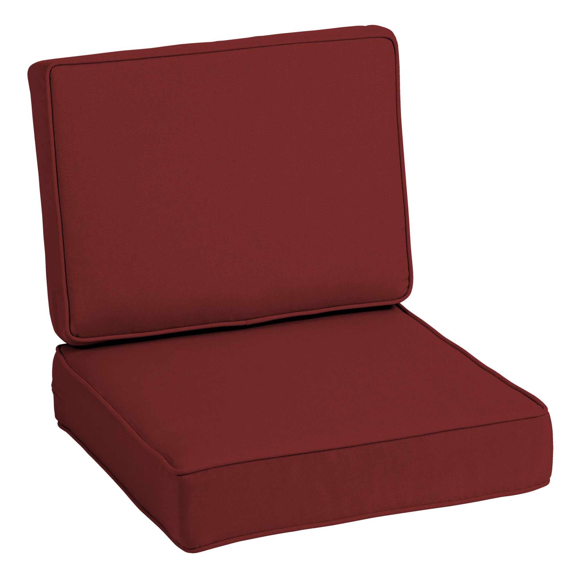 ARDEN AM0DF08B-DKZ1 ProFoam Performance 24-in x 24-in Classic Red Deep Seat Patio Chair Cushion