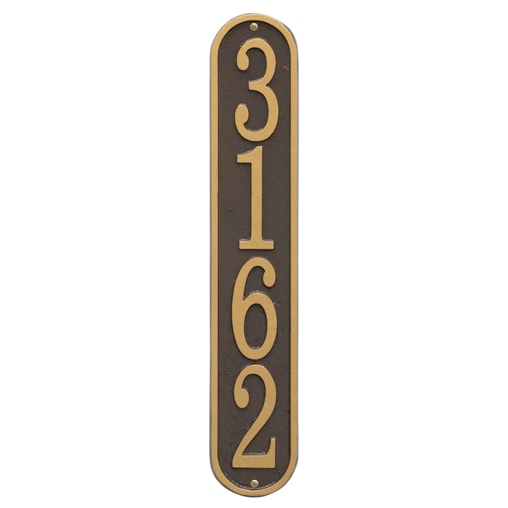 House Numbers, Address Sign, Vertical Outside Sign, Custom Address Plaque 3  Colors Up to 6 Digits Modern Outside, Numeros para Casa Exterior