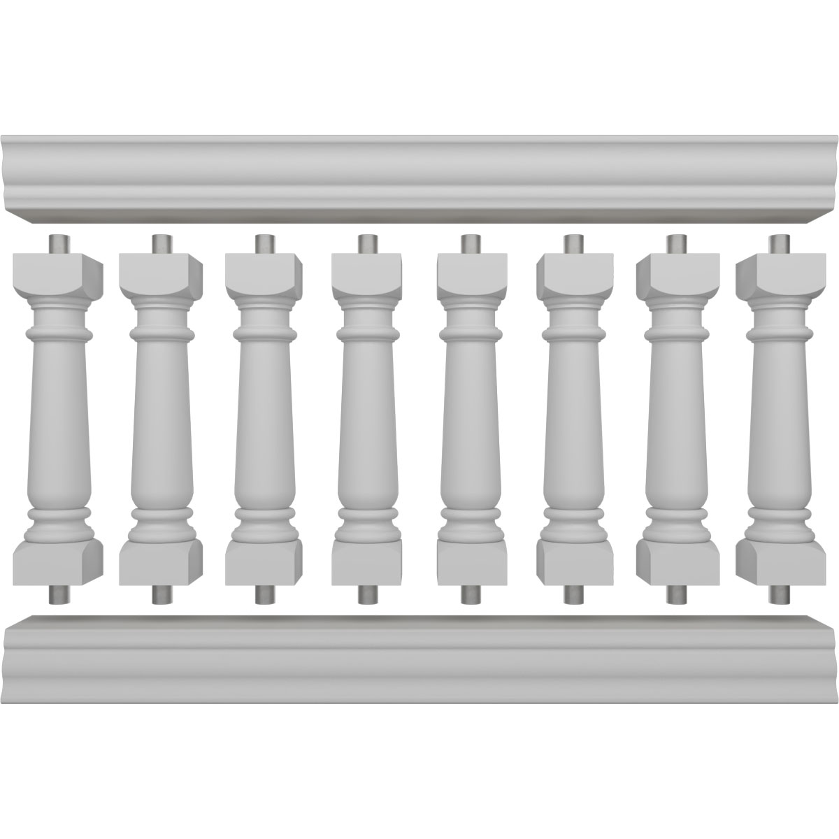 Ekena Millwork BALK38X060WEG railings - View #5