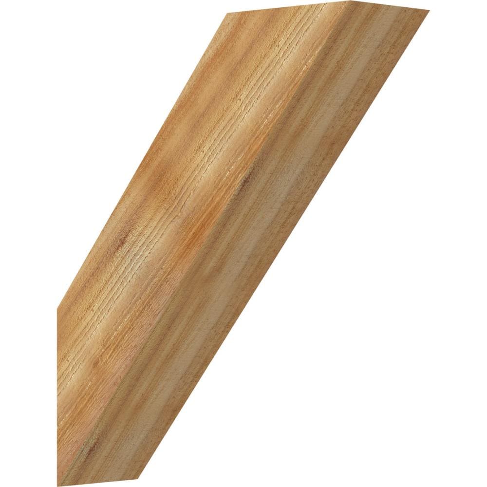 Ekena Millwork BRC06X20X24TRA00RWR 6-in x 20-in x 24-in Western Red Cedar Unfinished Wood Traditional Rough Sawn