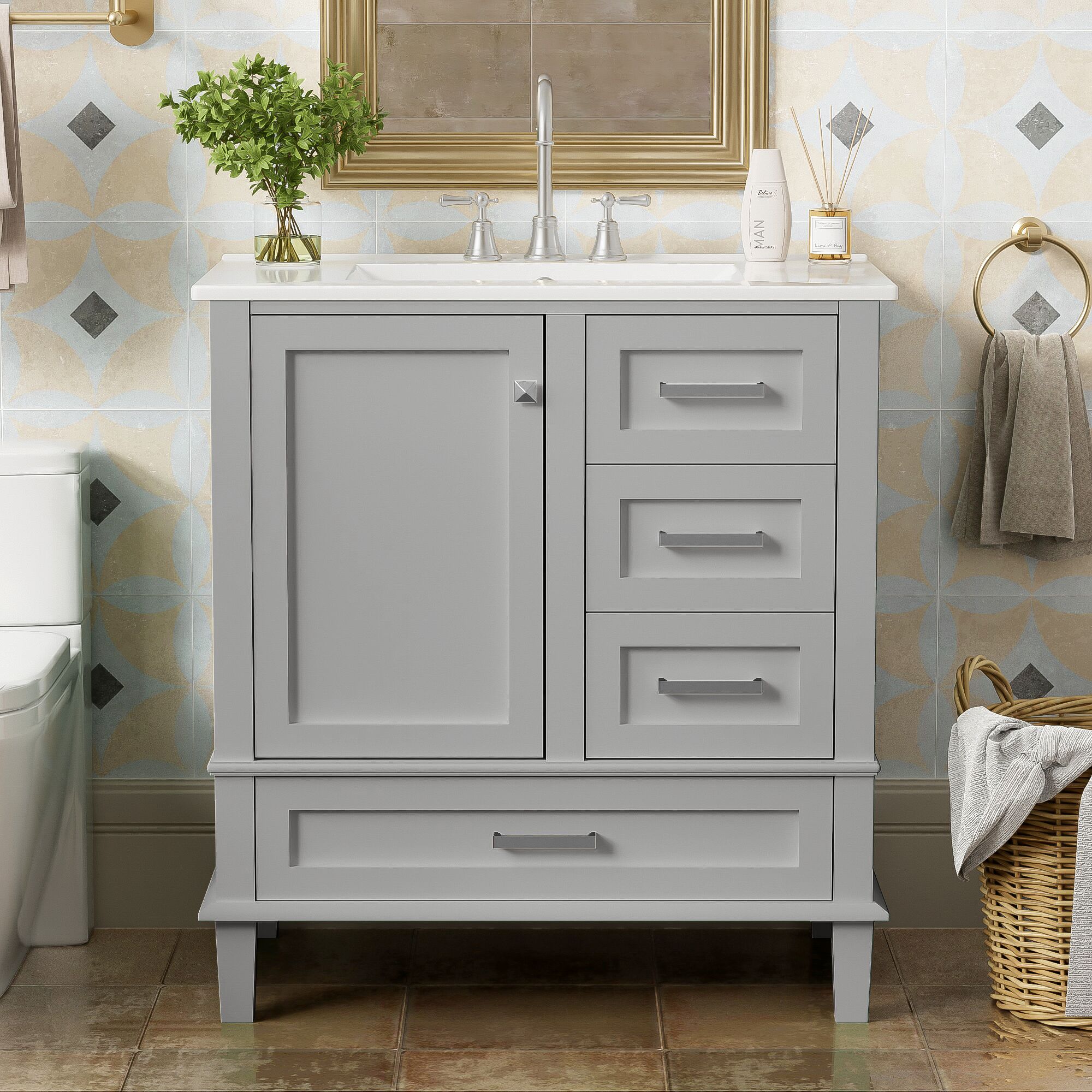 Makeup Vanities Finish Type Painted