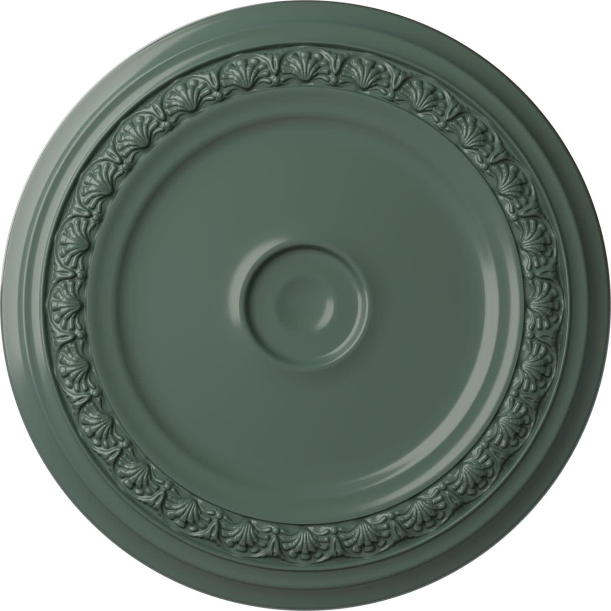 Ekena Millwork CM31CACBF Carlsbad 31.125-in W x 31.125-in L Painted Cloud Burst Polyurethane Whole Ceiling Medallion
