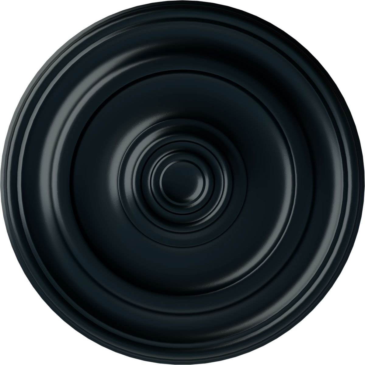 Ekena Millwork CM24KPNSF Kepler Traditional 23.625-in W x 23.625-in L Night Shade Polyurethane Ceiling Medallion