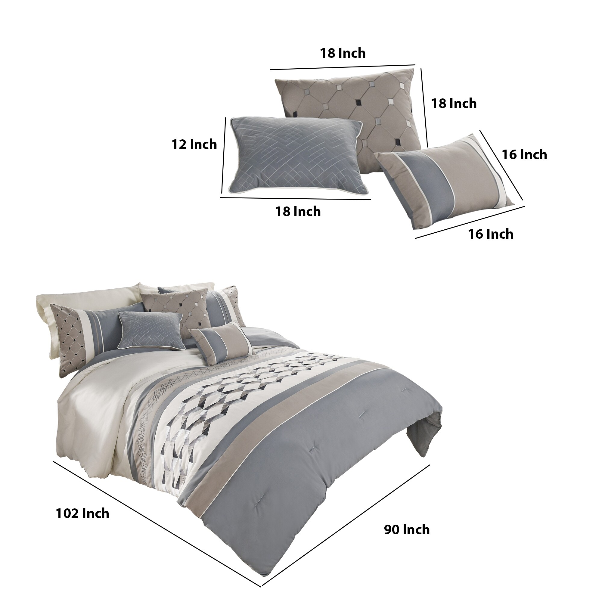 Benzara BM227298 bedding - View #6