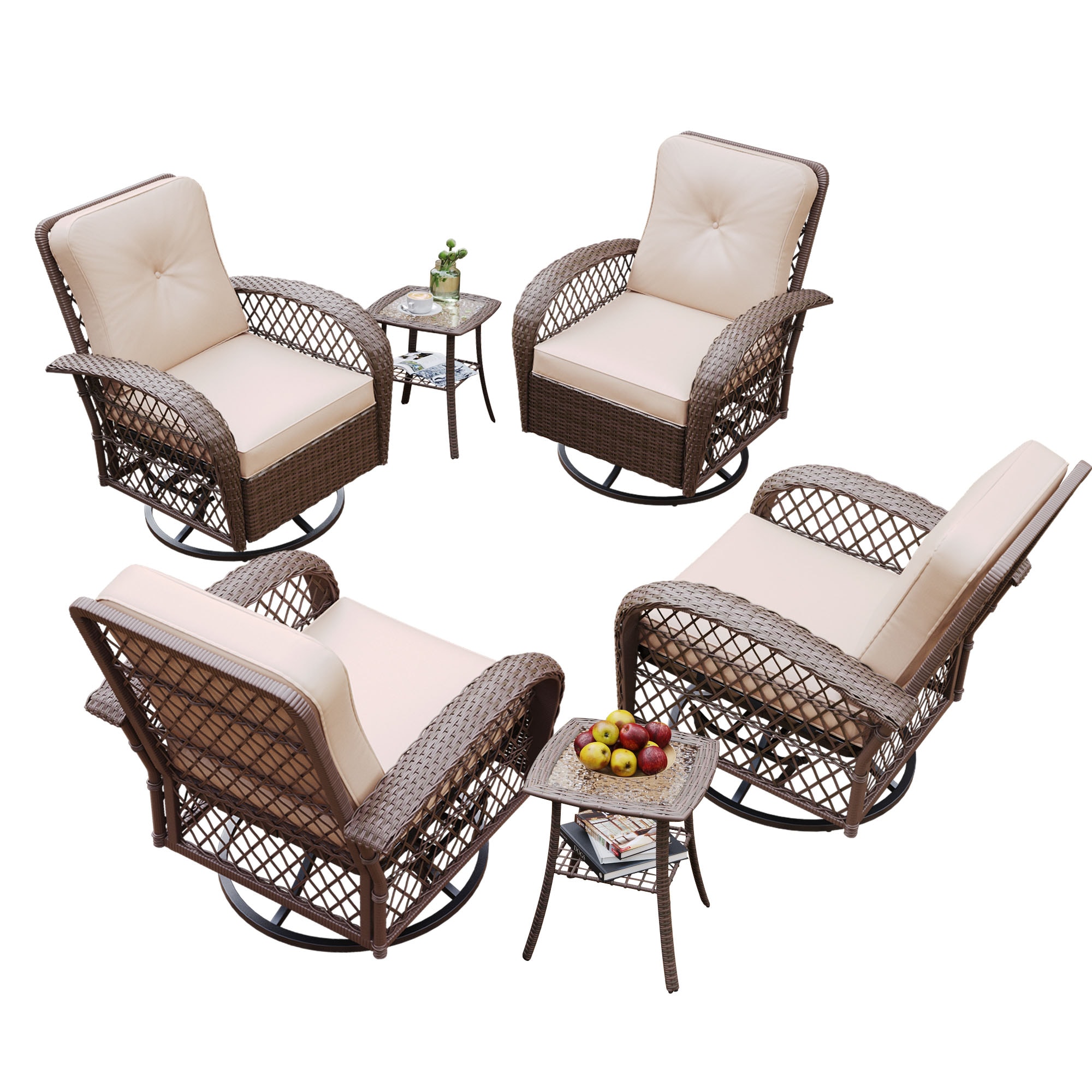 UPHA PL-Y9-6PC-Z1 Patio-Chairs - View #2