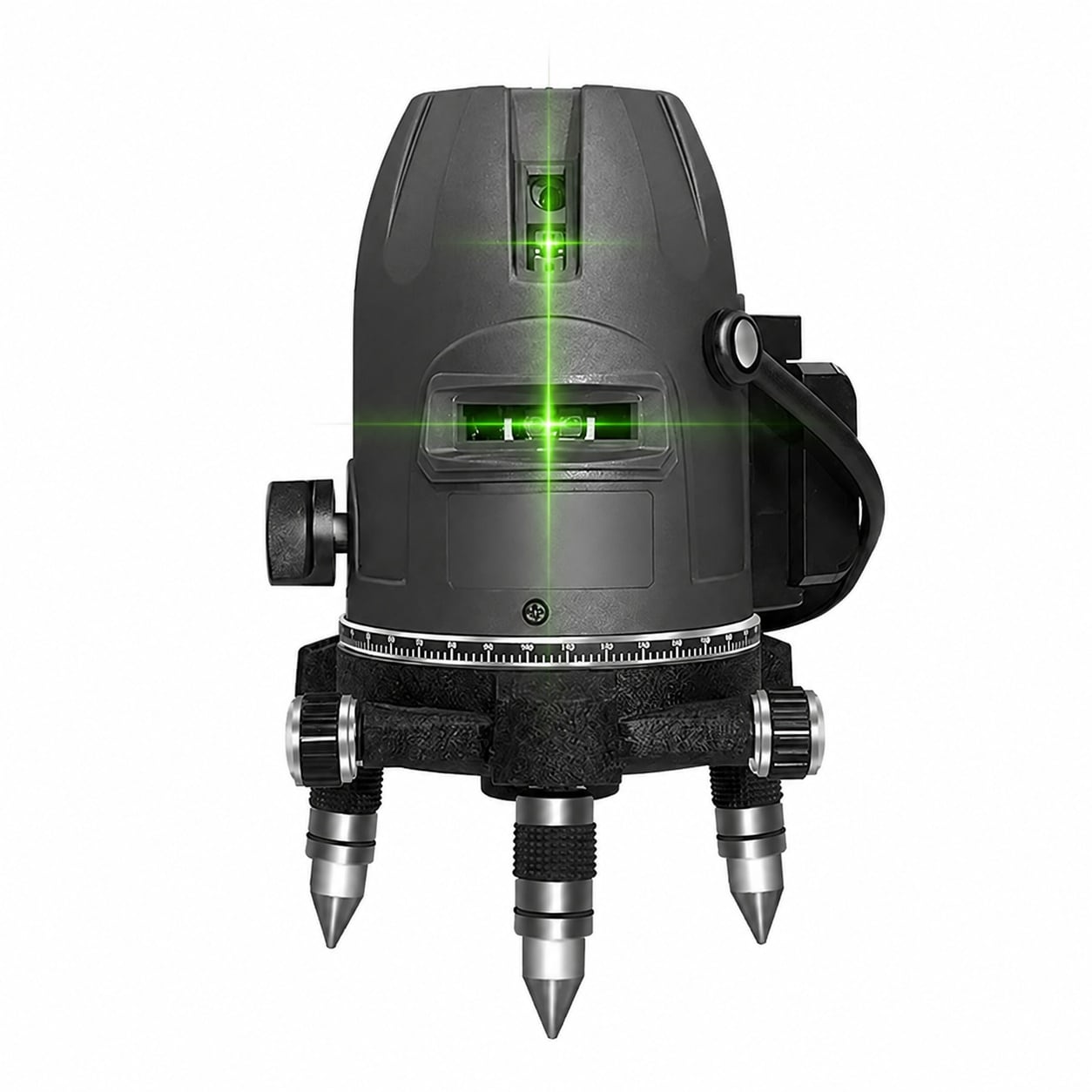 KHKFY  5 Line Green Laser Level 360 Degree Automatic Leveling Precision Laser Tool for Indoor and Outdoor Use durable home