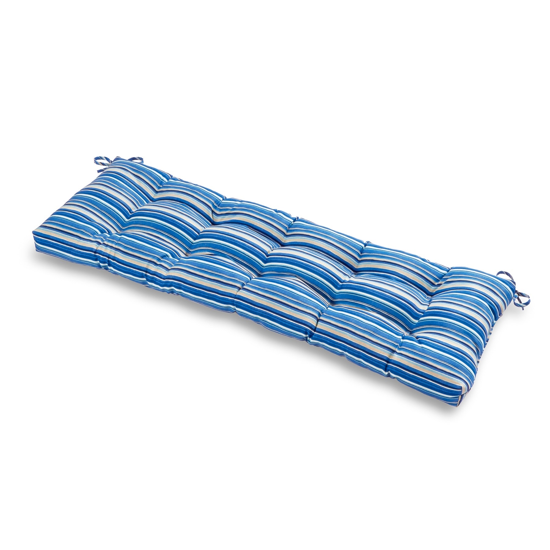 Greendale Home Fashions OC5812-SAPPHIRE 18-in x 51-in Sapphire Patio bench cushion