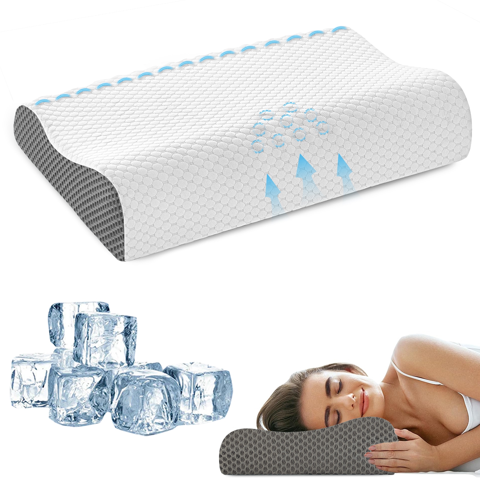 VOUA SAF-BLZ-GY1 Bed-Pillows - View #9