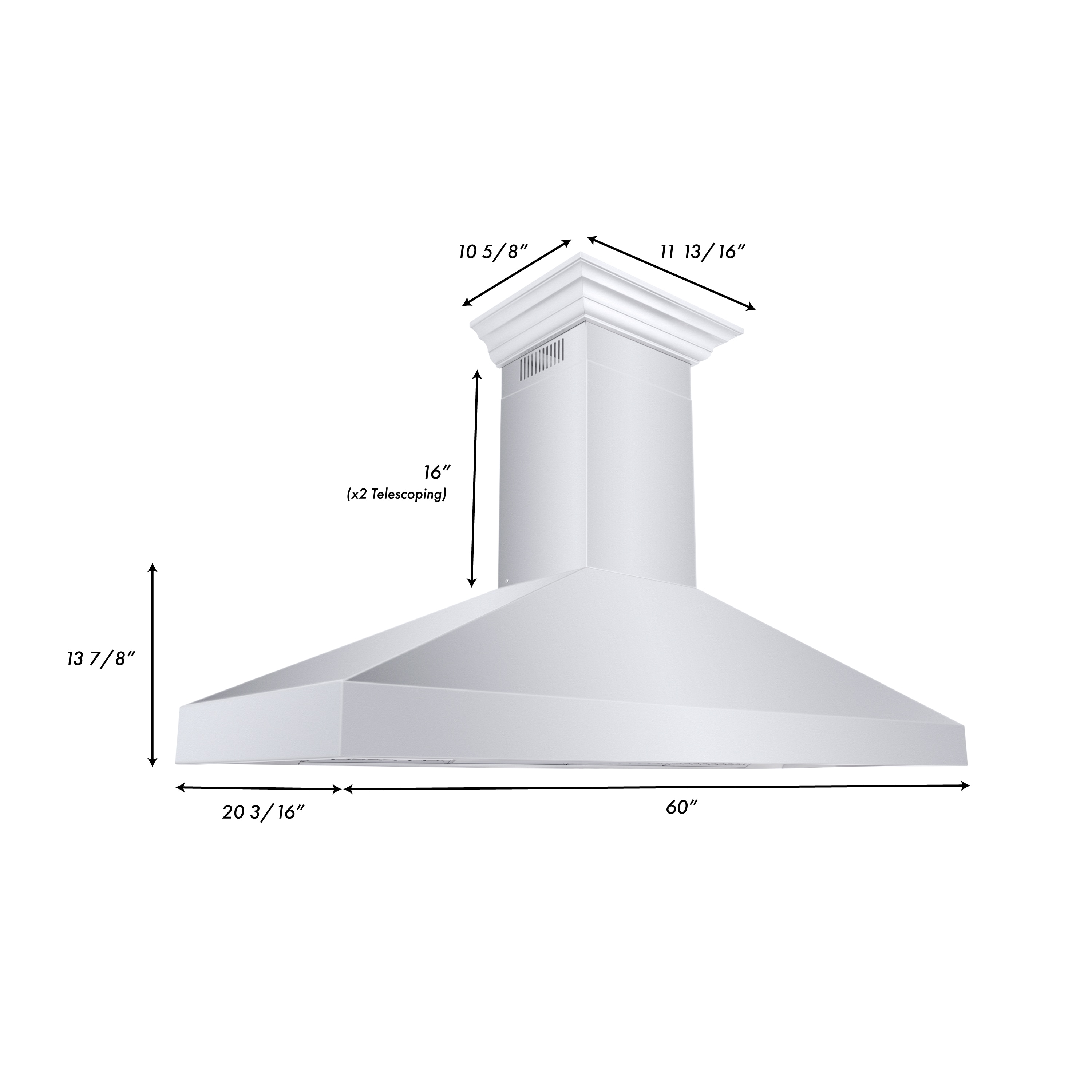 ZLINE KITCHEN & BATH 597CRN-60 Wall-Mounted-Range-Hoods - View #13
