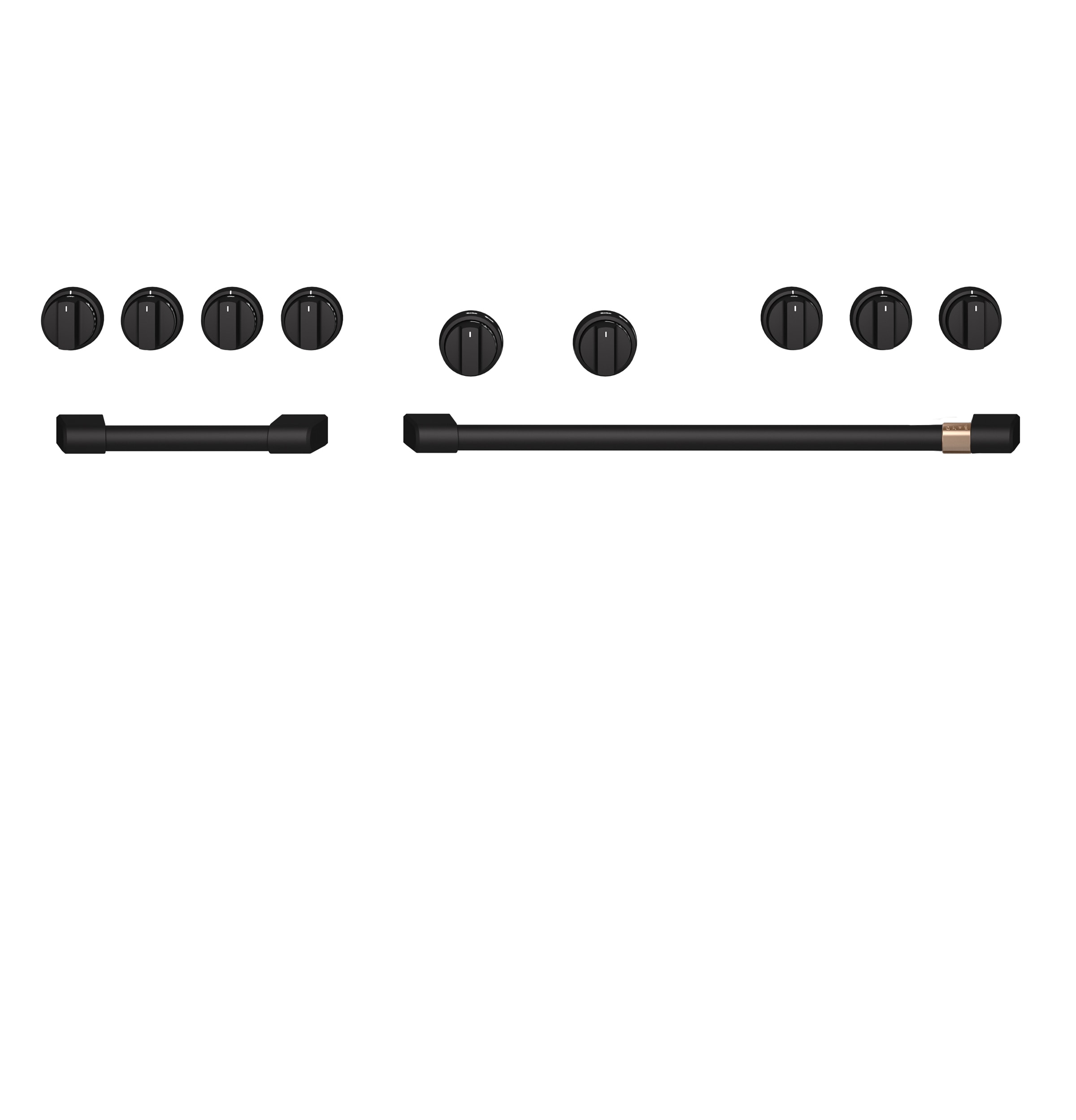 Cafe CXPR8HKPTFB 48-in Gas range Handle and knob kit ( Flat Black )