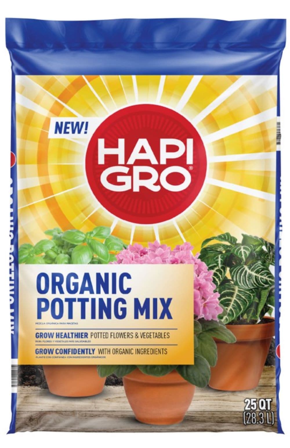 HapiGro 25Quart Allpurpose Organic Potting Soil Mix in the Soil