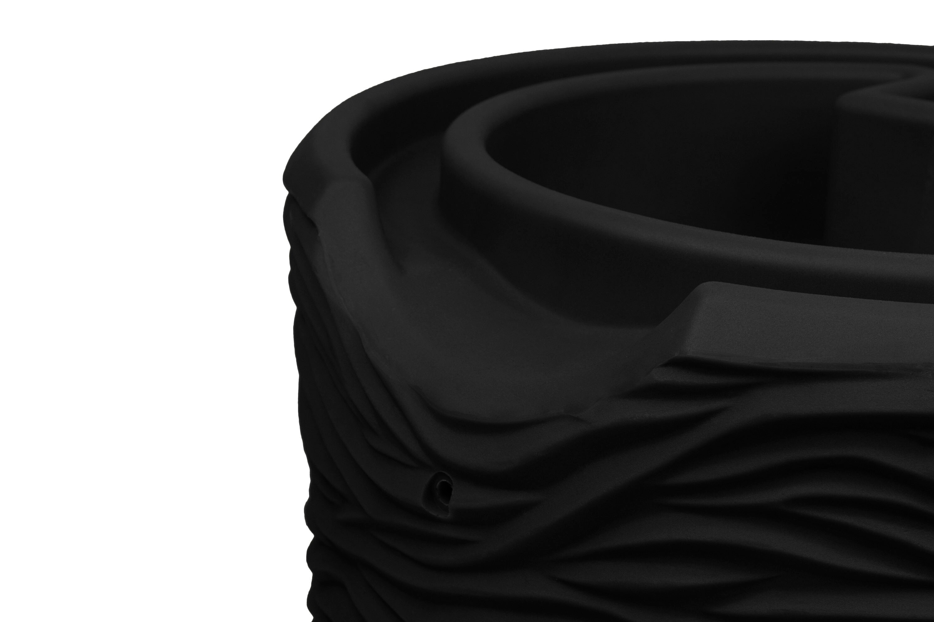 Good Ideas 65-Gallons Black Recycled Plastic Rain Barrel Spigot at ...