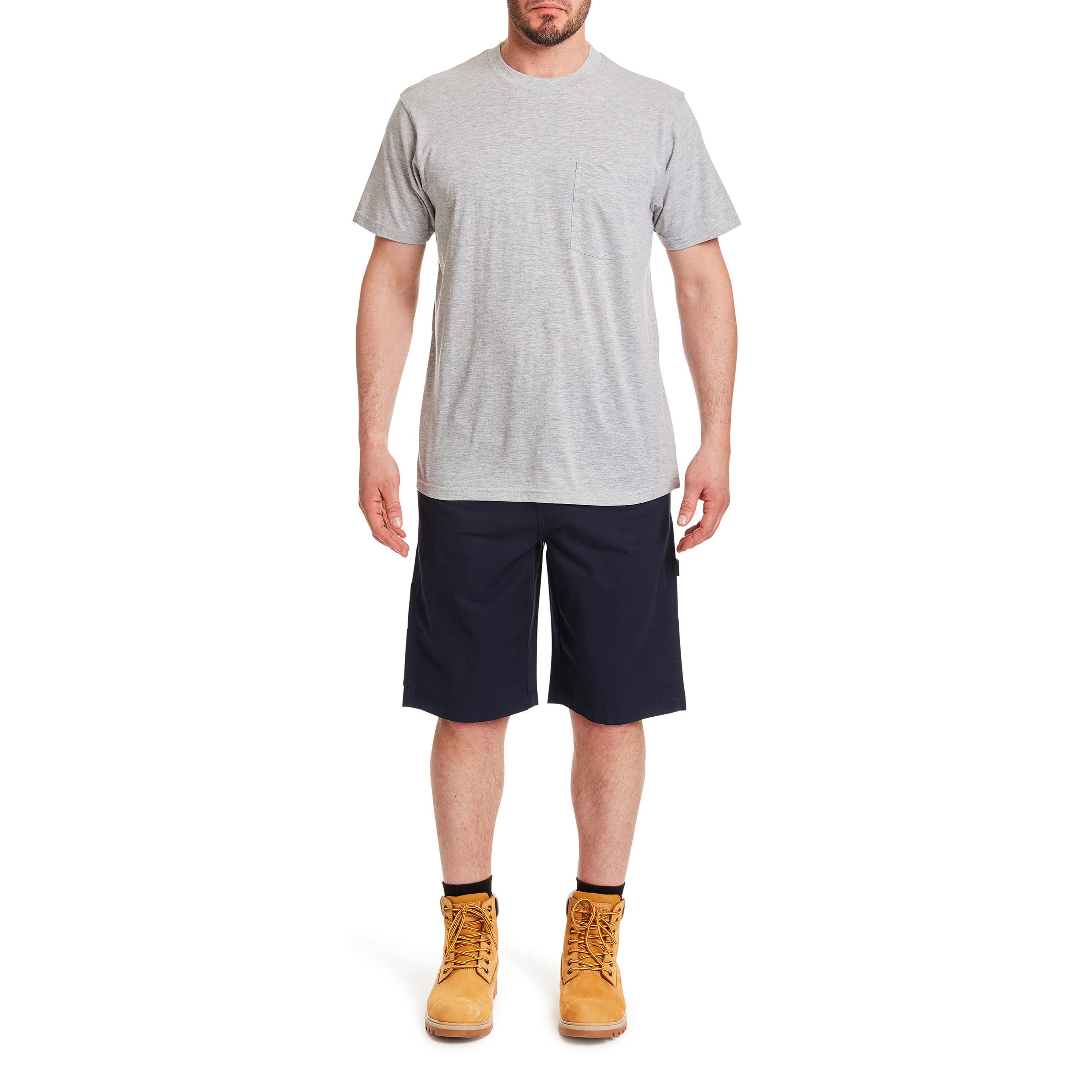Smith's Workwear SM4666PK3-GRHTR-L Tops-Shirts - View #6