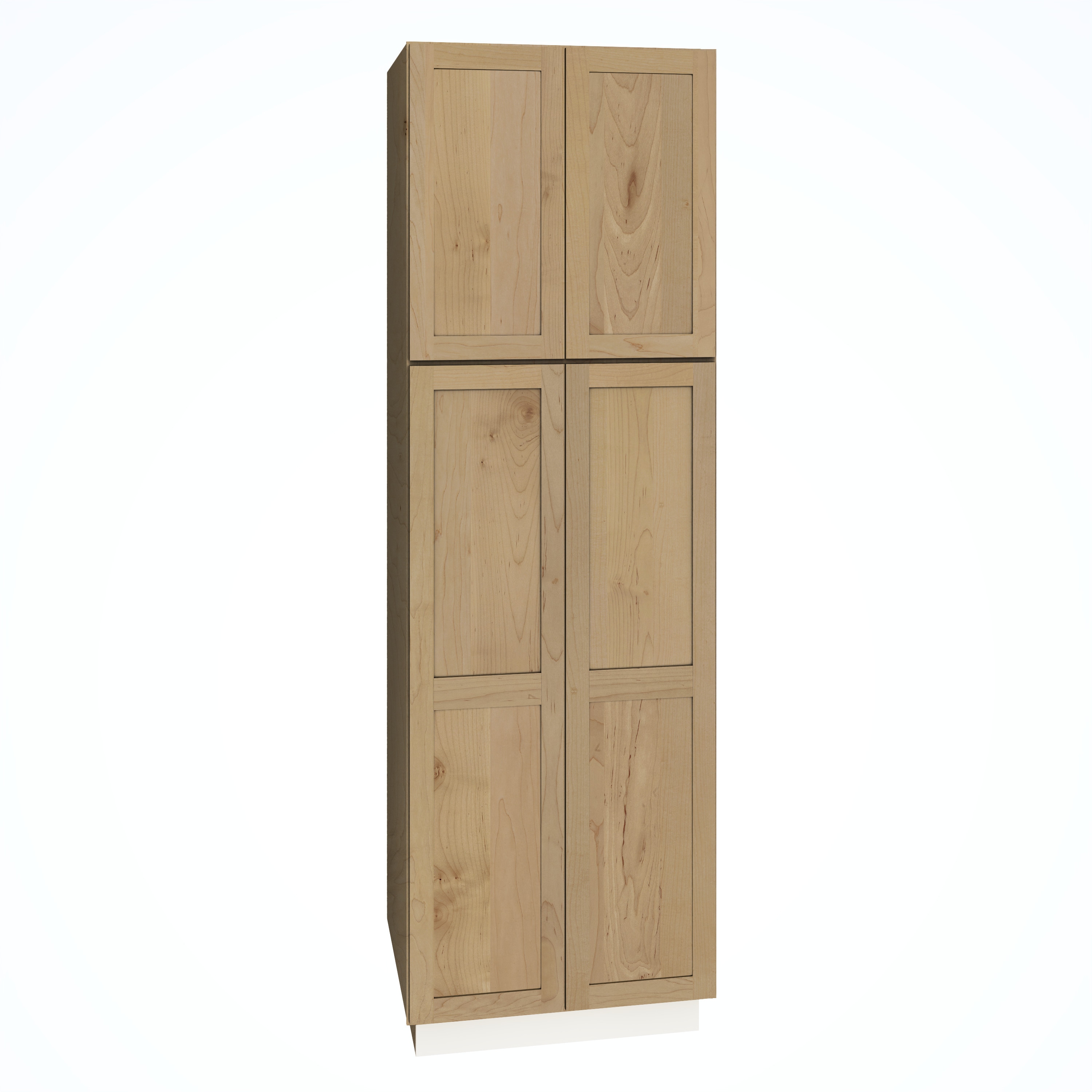 Diamond Express 331-U309624 Jamestown 30-in W x 96-in H x 24-in D Coastline Pantry Fully assembled Plywood Cabinet (Recessed Panel Shaker)