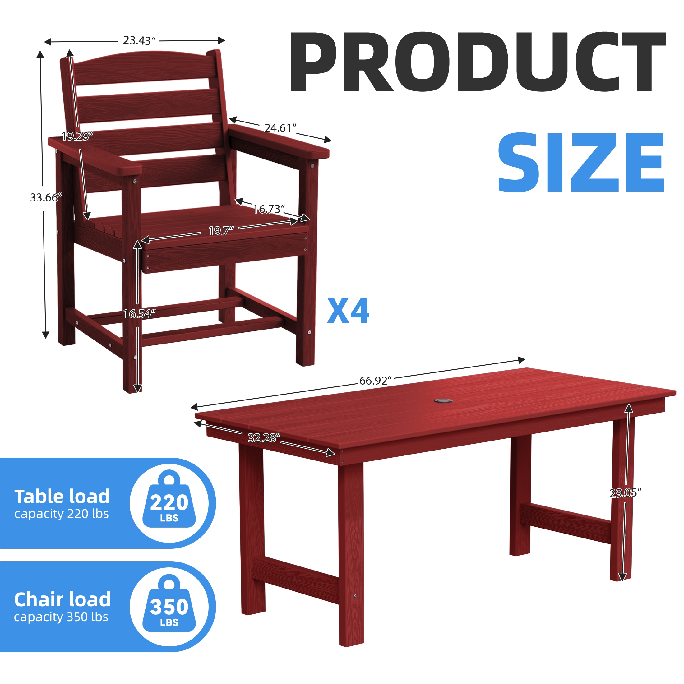 JEAREY PESFJJK-02-NG Patio-Dining-Sets - View #3
