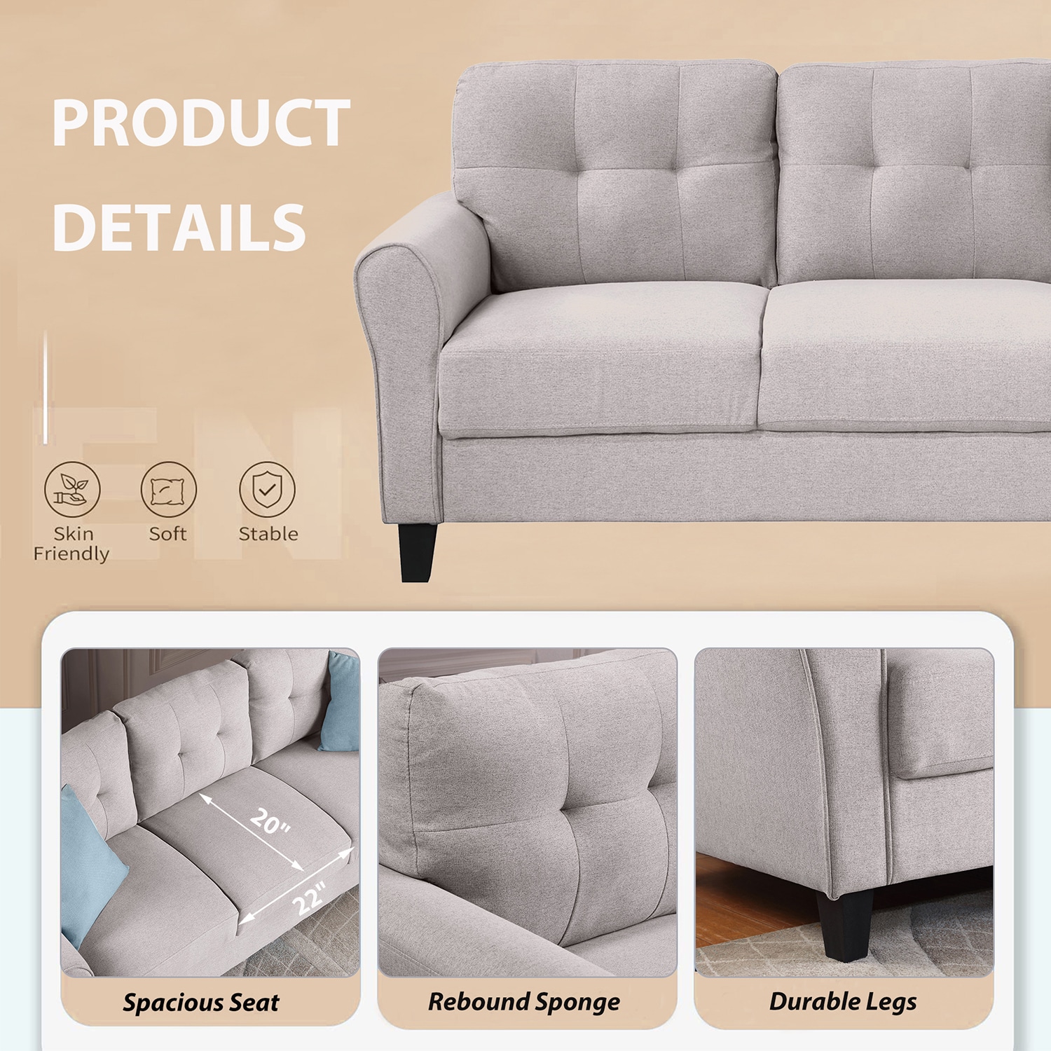 Bybafun YA3700099 Living-Room-Sets - View #10