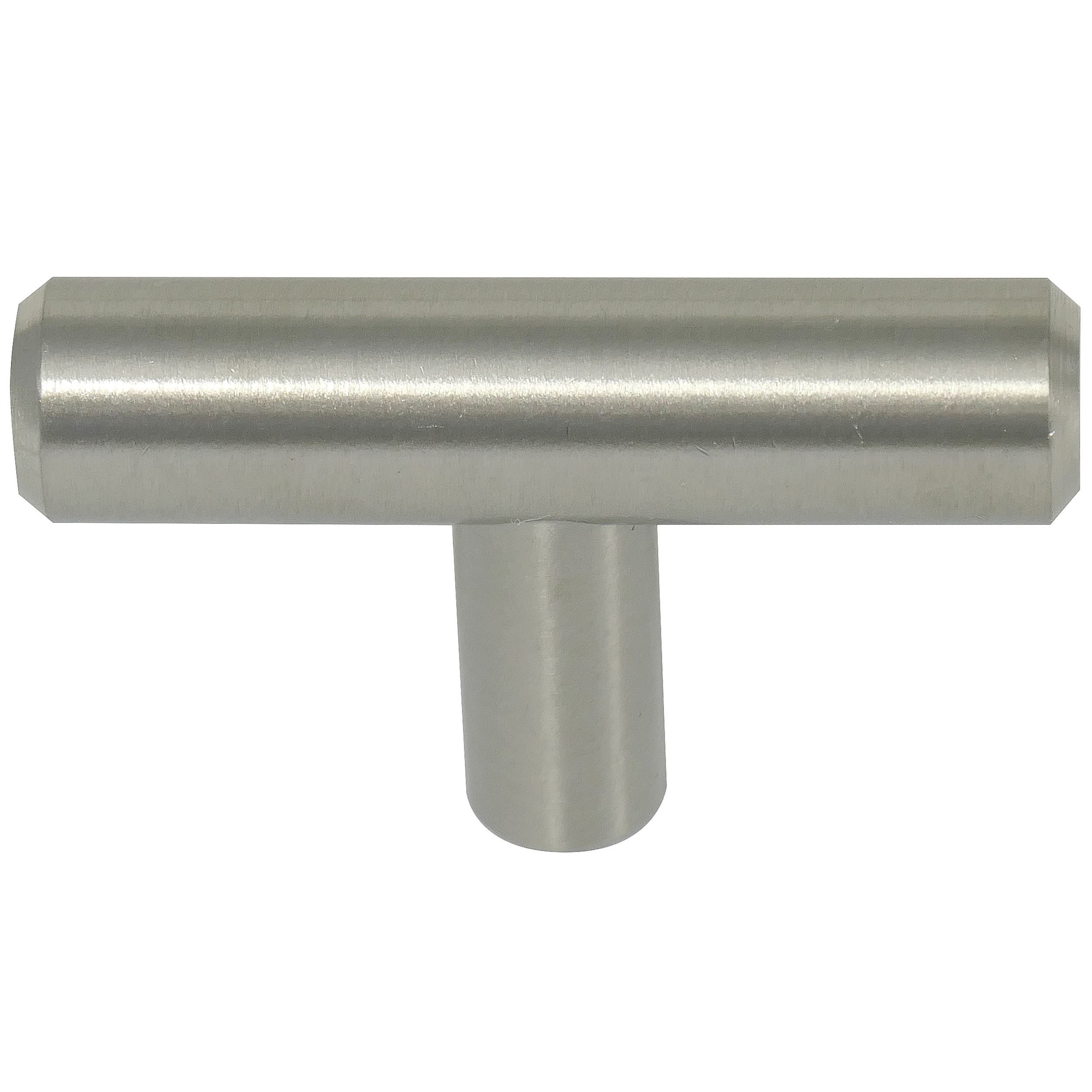 Laurey 87013-10 Melrose 2-in Brushed Satin Nickel Bar Contemporary Cabinet Knob 10 -Pack