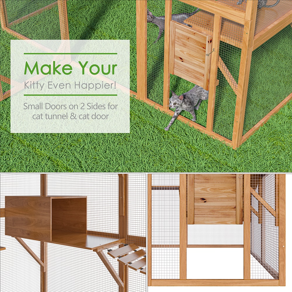 Homsee C-KF150158-07-AB Chicken-Coops-Rabbit-Hutches - View #14