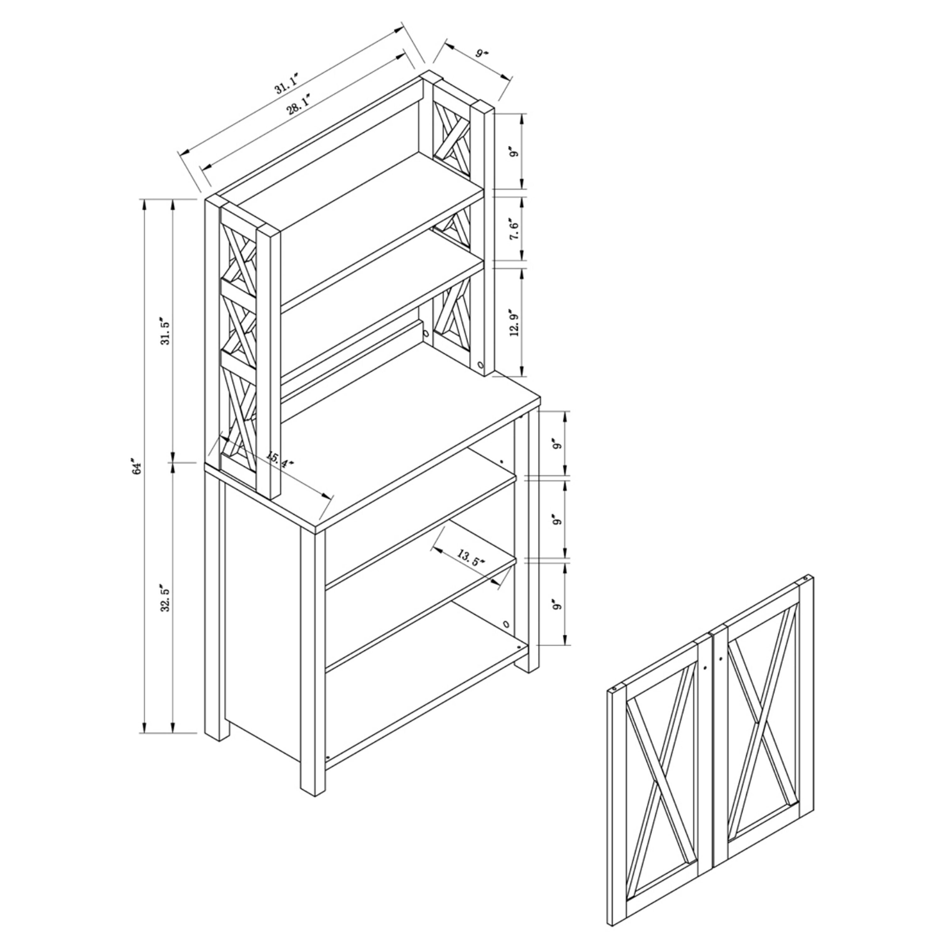 Furniture of America IDI-172198 Dining-Kitchen-Storarge - View #8