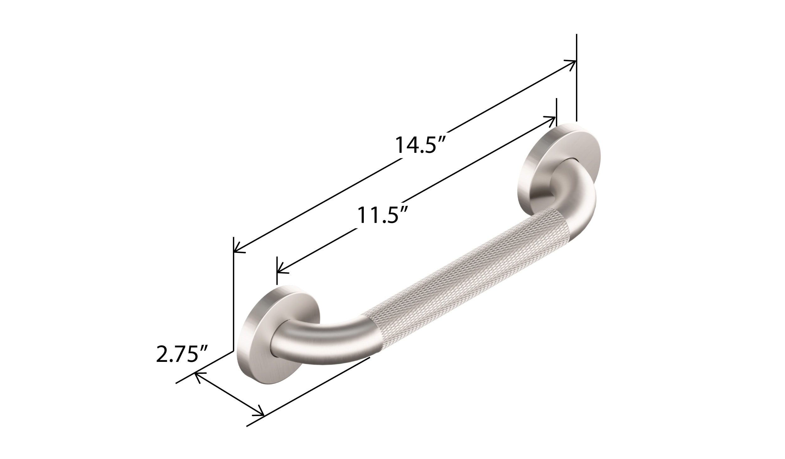 HealthCraft 2XGB-12-BLK Grab-Bars - View #5