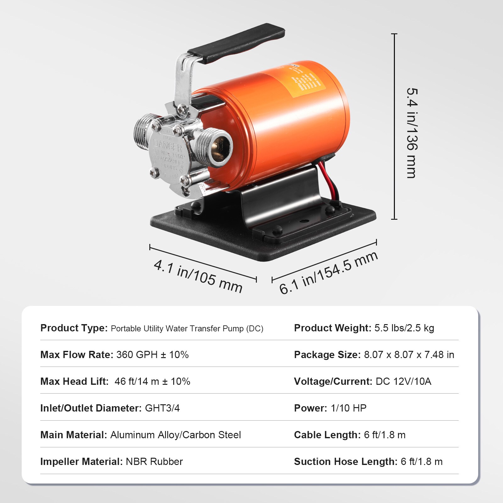 VEVOR SCZLSCB110HP00527V9 pumps - View #7