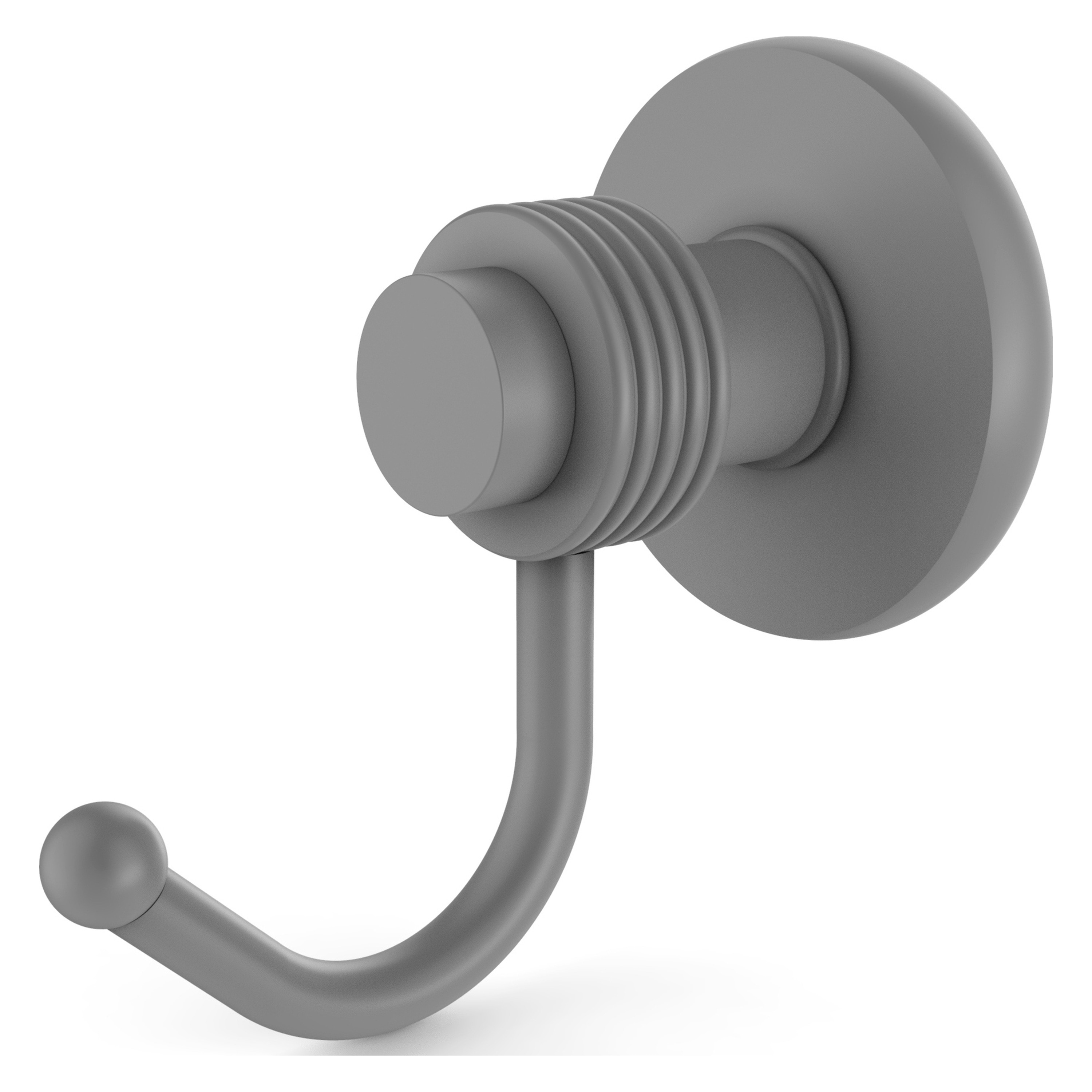 Allied Brass 920G-GYM Mercury Matte Gray Single -Hook Wall mount Towel Hook