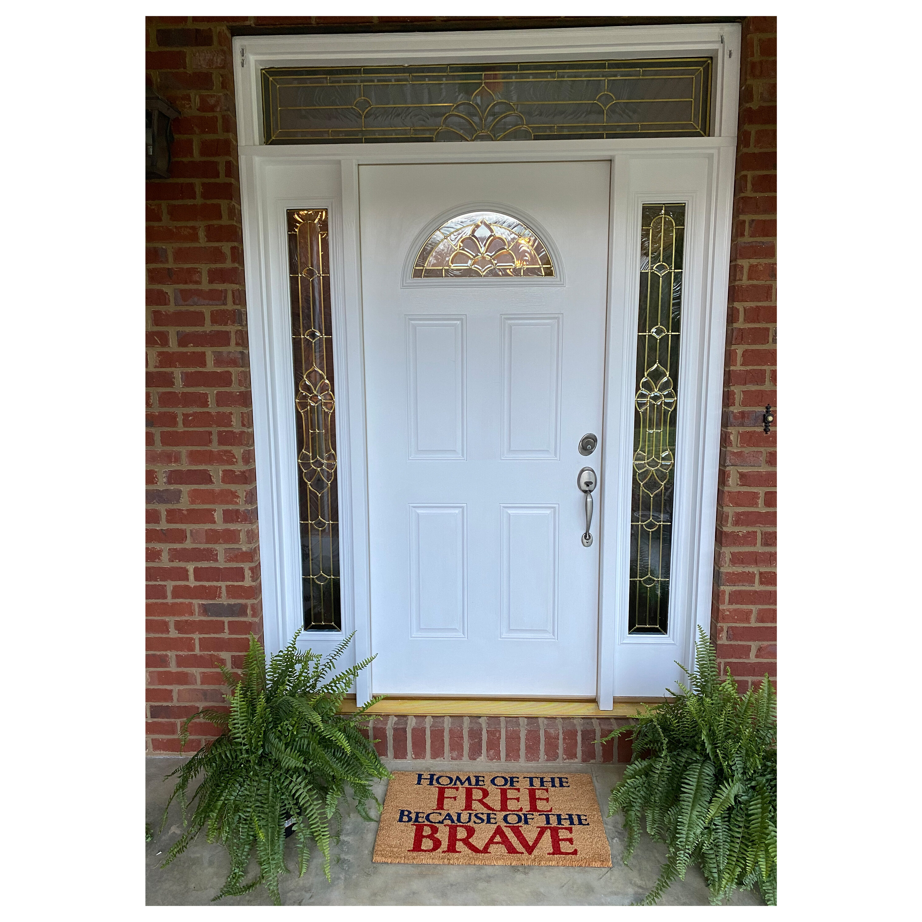 Calloway Mills Home of the Free Outdoor Doormat
