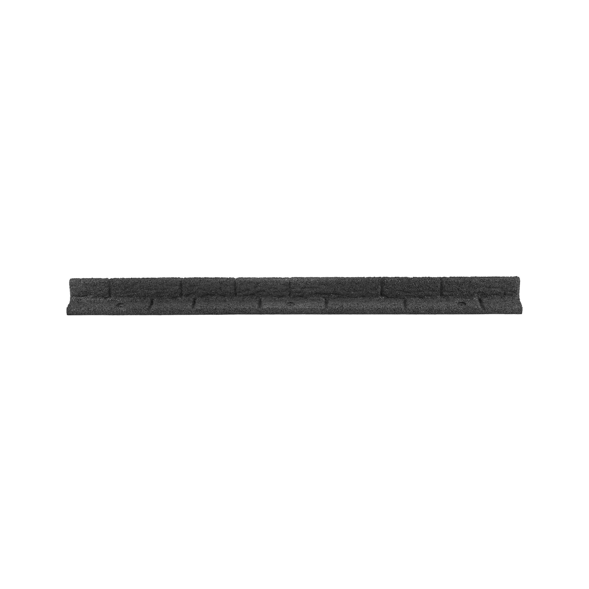 Rubberific 24 Ft X 3 In 6 Pack Black Rubber Landscape Edging Section In   65779343 