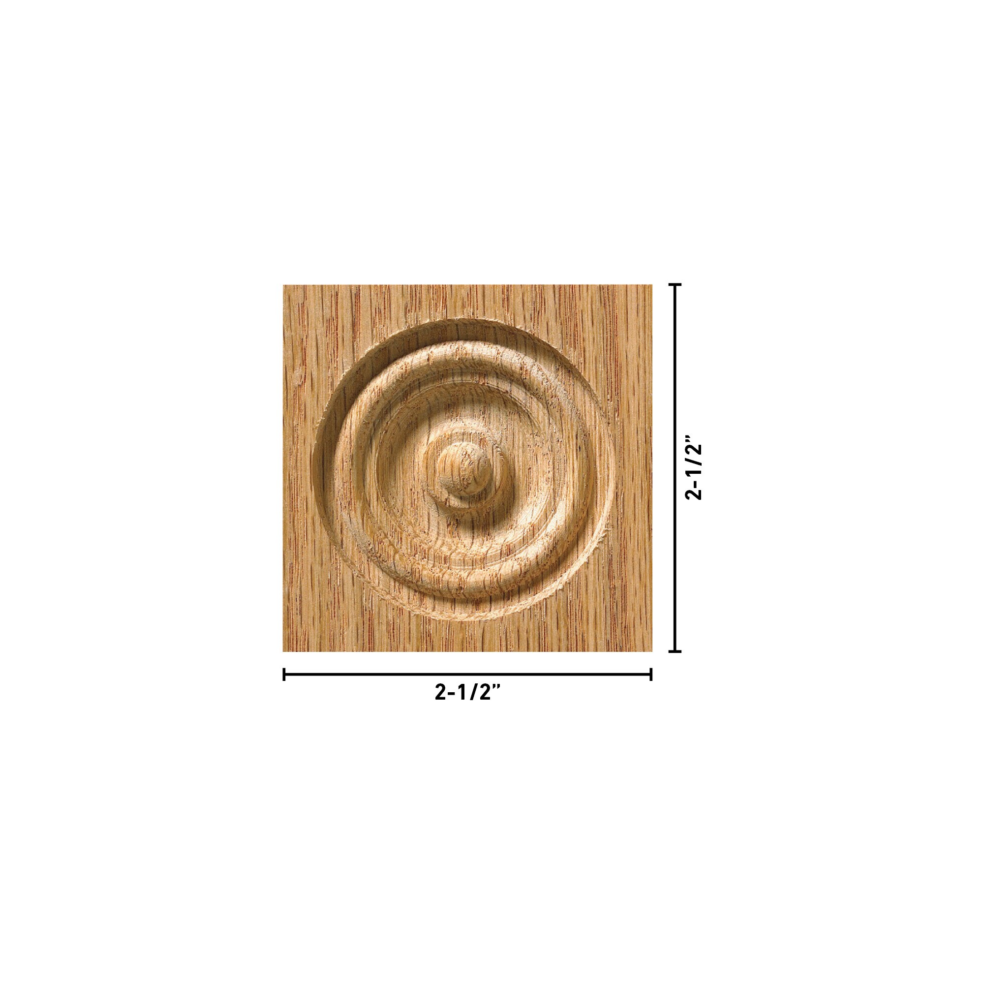 Ornamental Mouldings BG642COAK Moulding-Blocks - View #3
