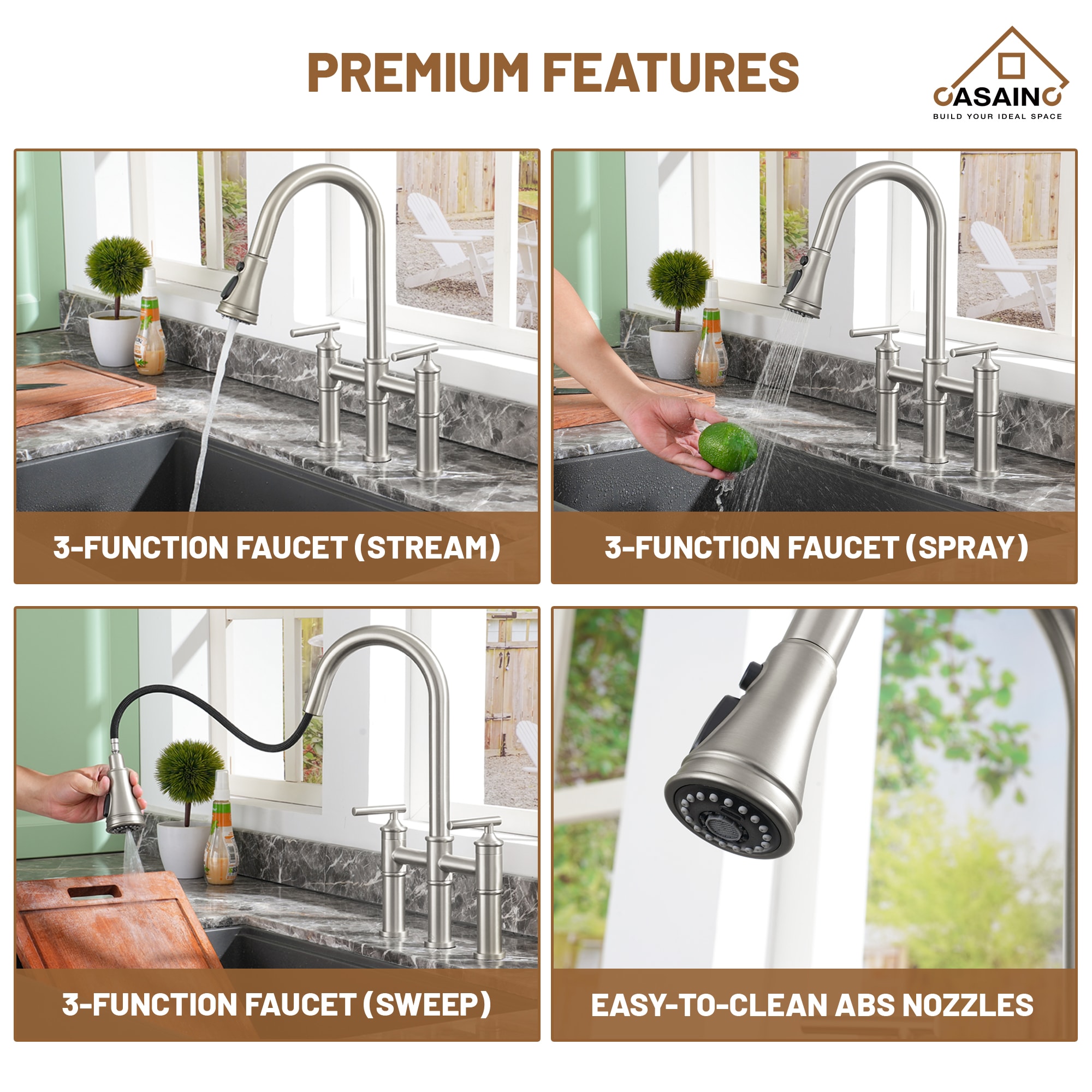 CASAINC CASA02GP05NS Kitchen-Faucets - View #5
