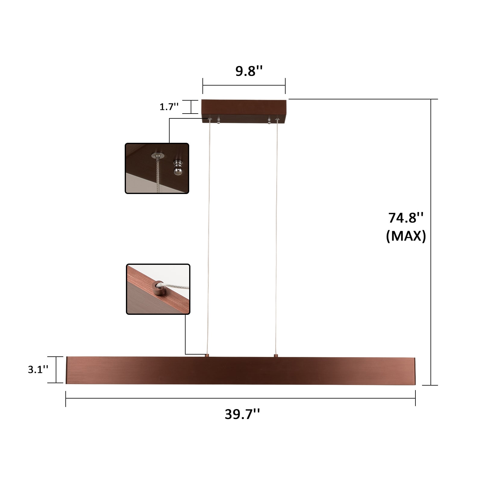 ExBrite 6826-1P-B Pendant-Lights - View #13