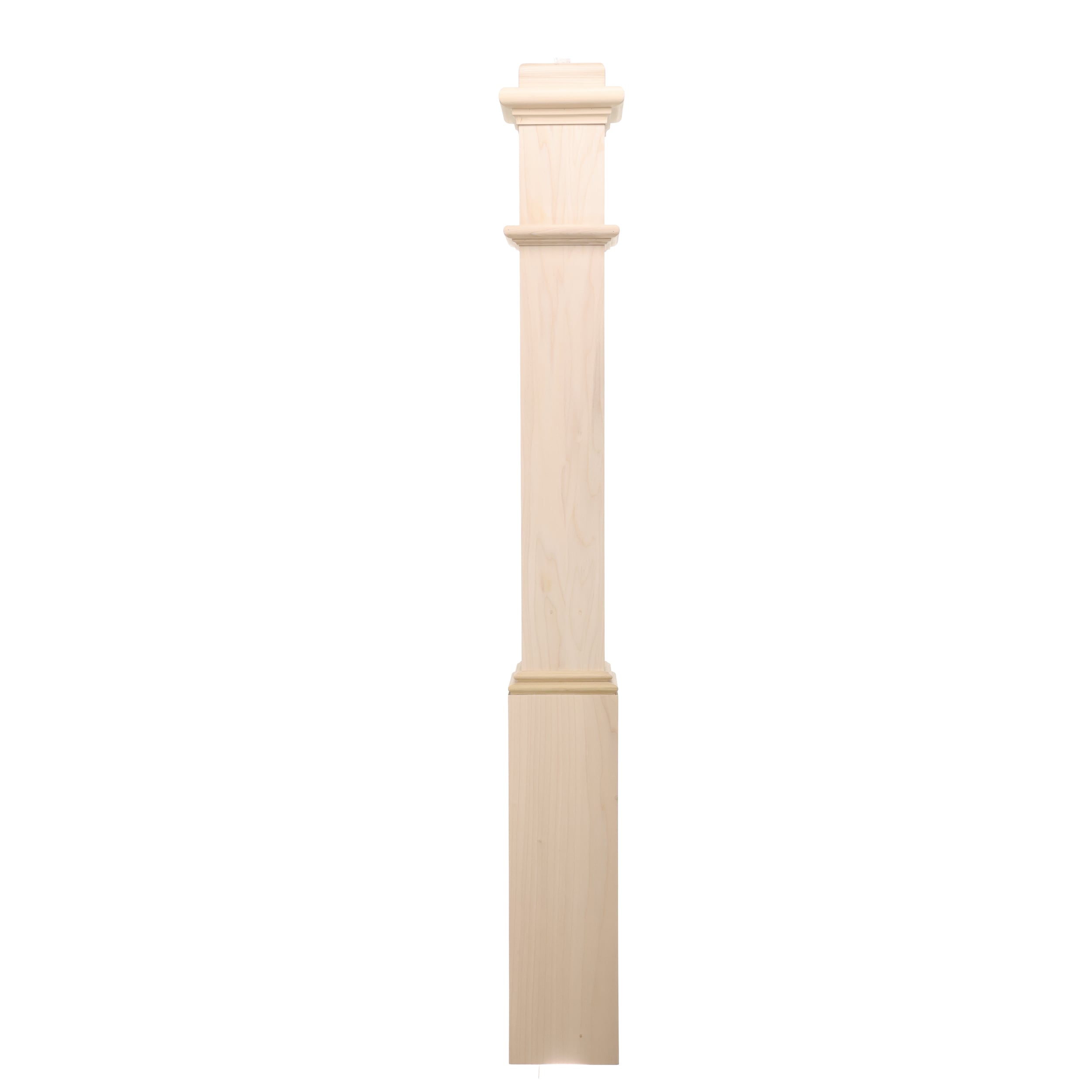 RELIABILT WG991PLPOP 56-in x 6.25-in Unfinished Poplar Classic Universal Stair Newel Post