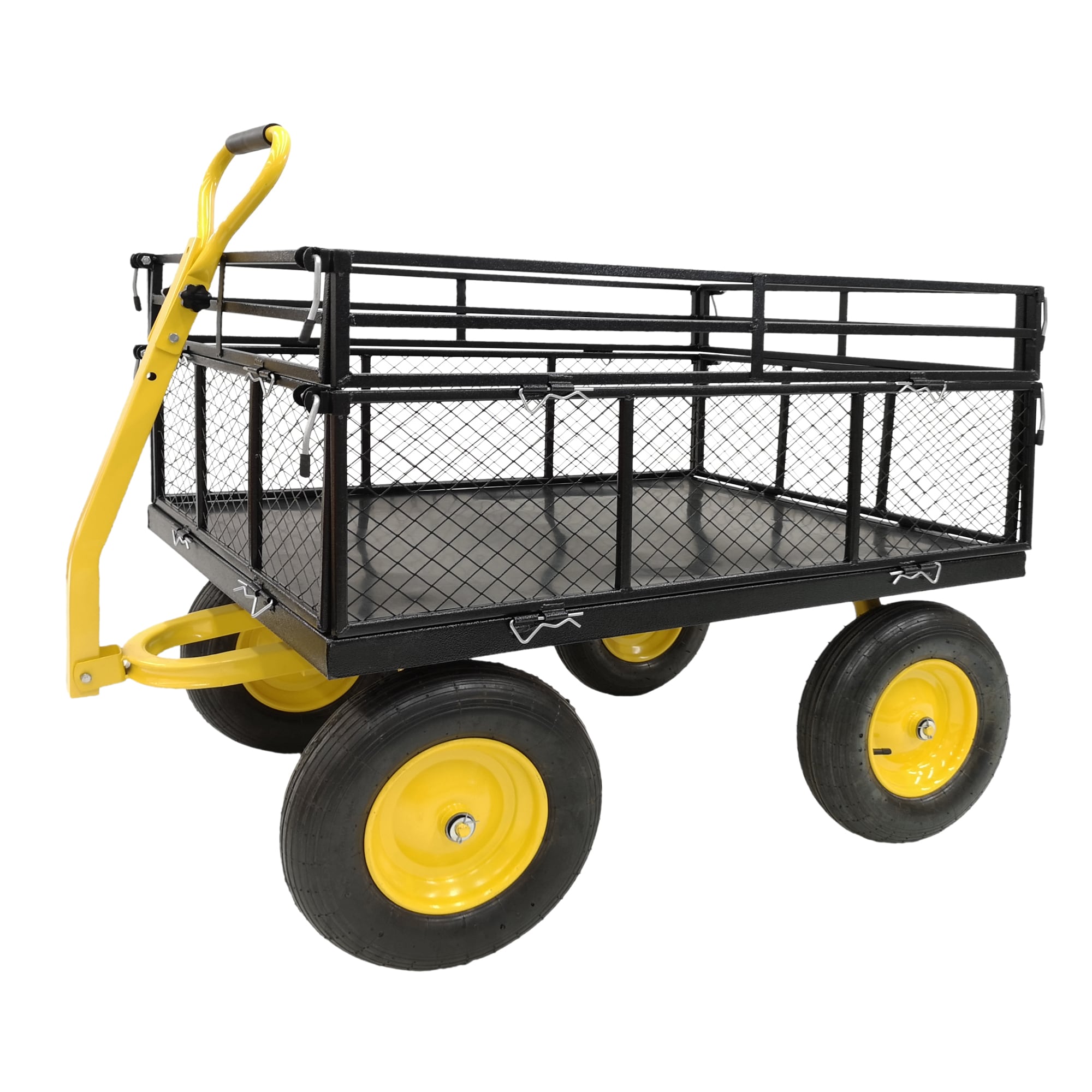 Siavonce Yard Carts 13-cu ft Steel Yard Cart FZ12806 at Lowes.com