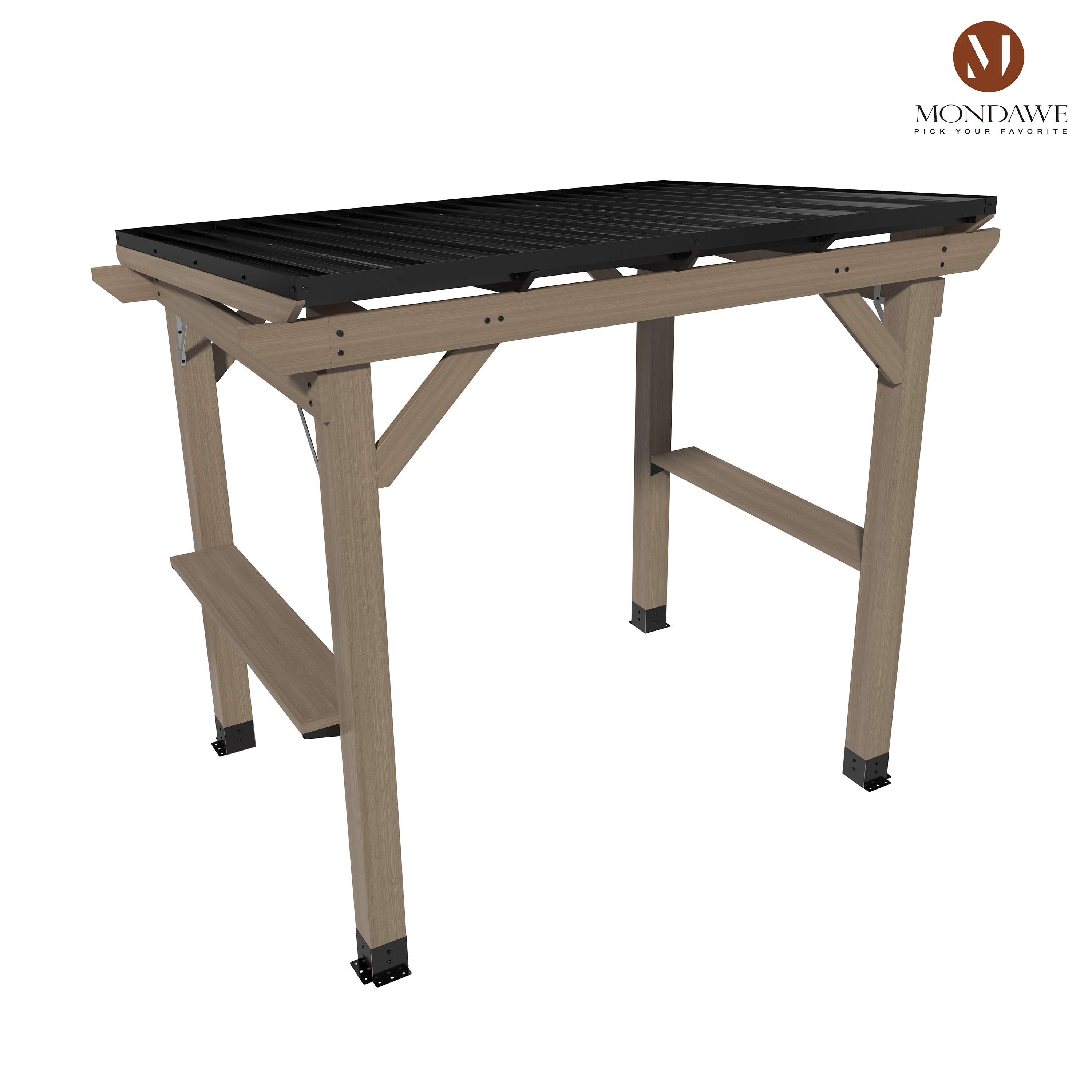 Mondawe MODA007-3 Wood-Resin-Gazebos - View #4