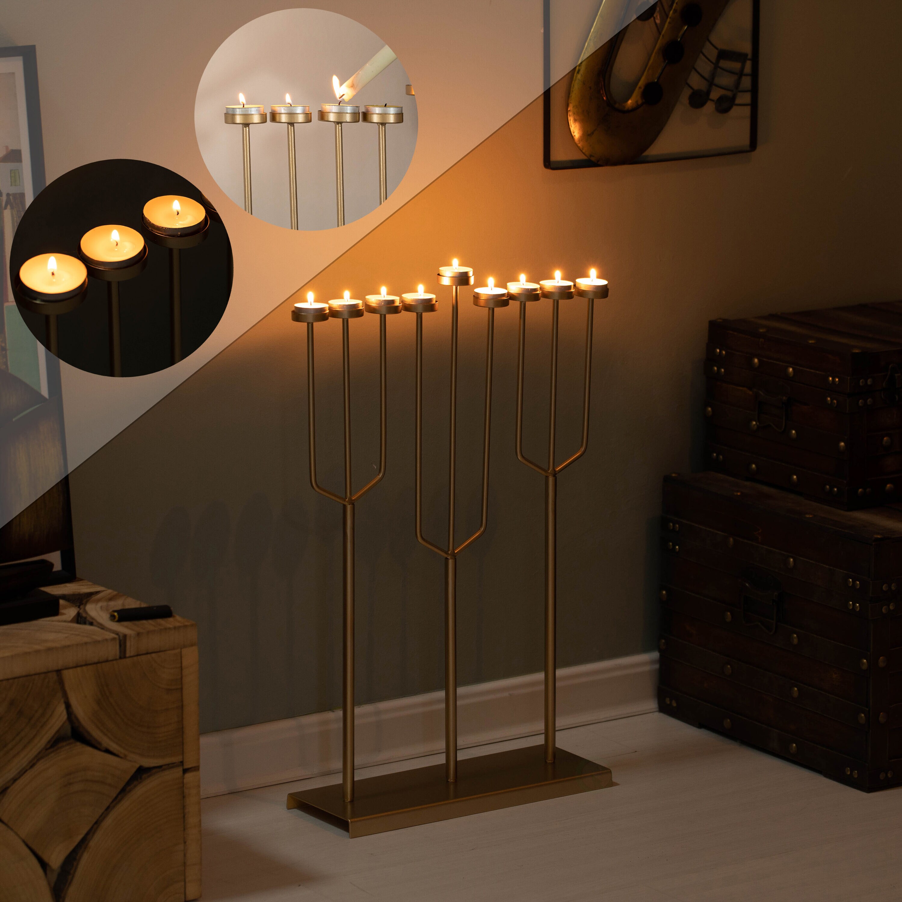 Vintiquewise QI004643.DG.S Indoor-Hanakkah-Decor - View #6