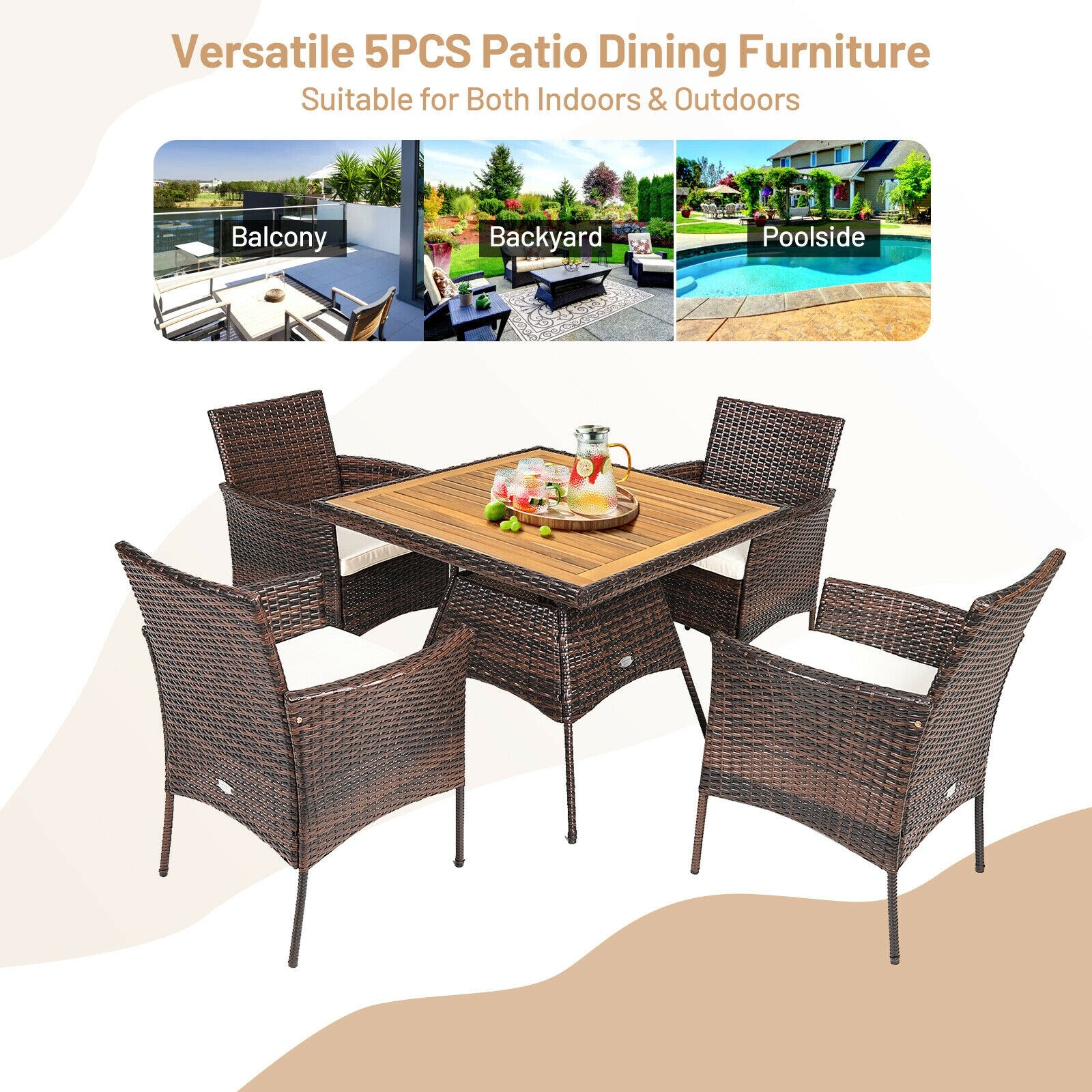 Clihome CWCH-HW67AC789+ Patio-Dining-Sets - View #10