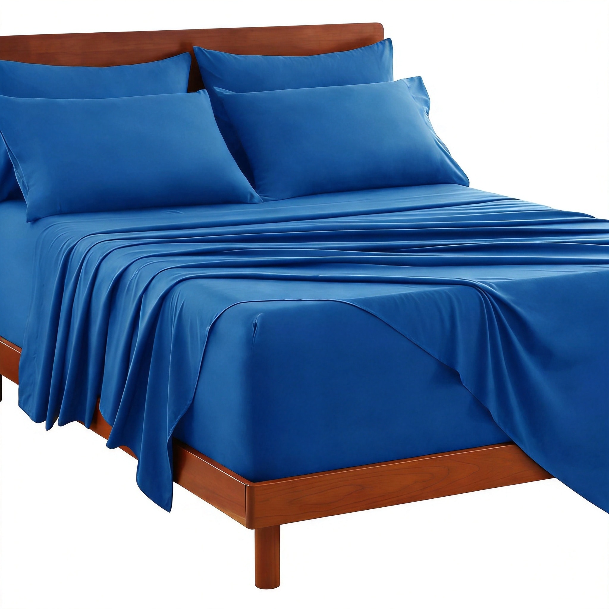 CovertSafe Deep Pocket Queen Sheet Set 6 Piece Mattress Fit Breathable Bedding Easy Fit