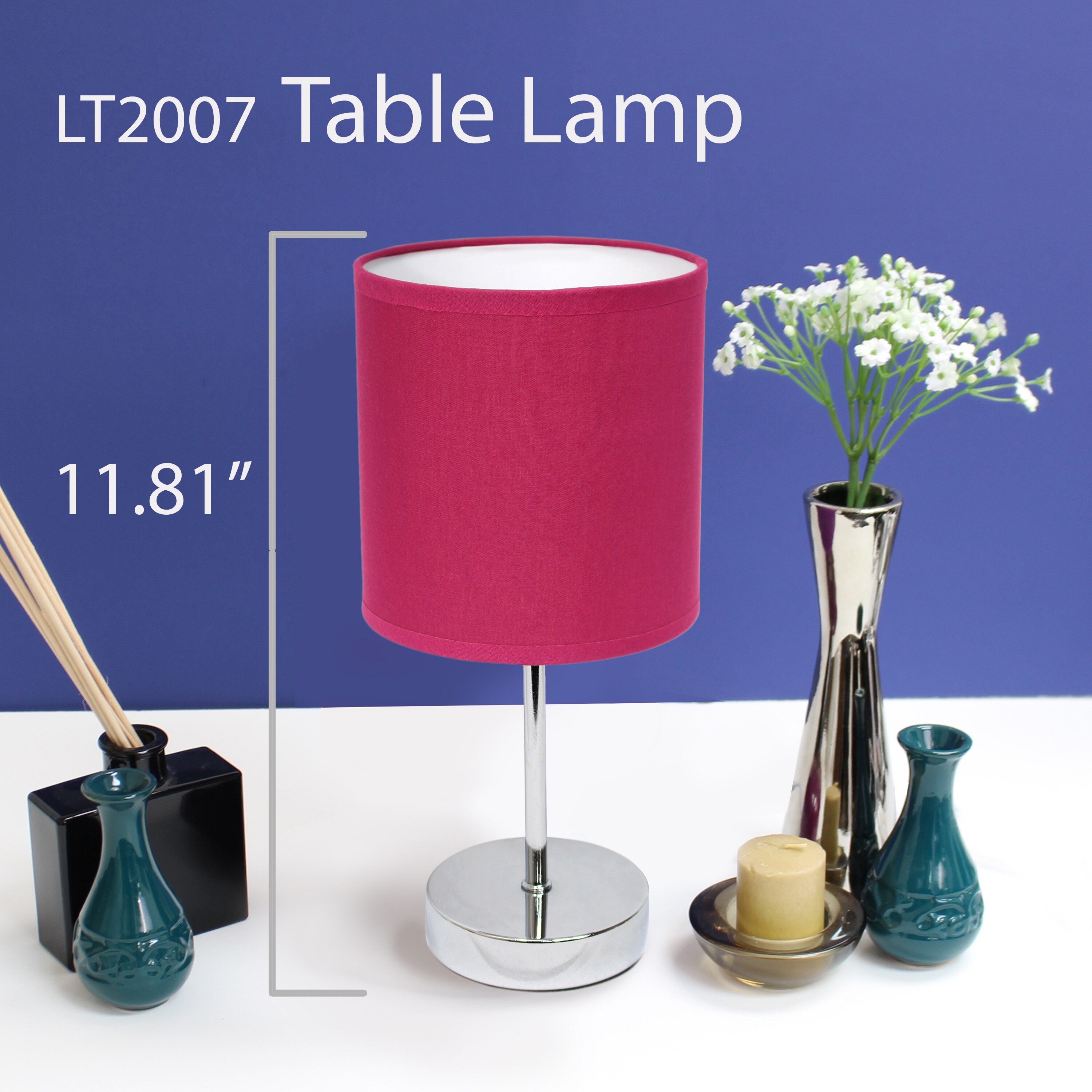 Simple Designs LT2007-HPK Table-Lamps - View #5