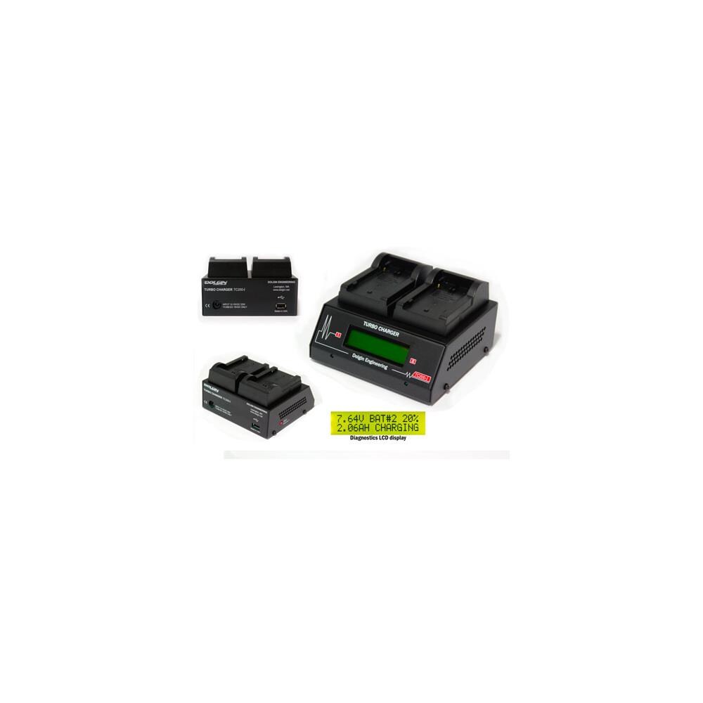  TCNCD336116 Dolgin Engineering DOLG-TC200-SON-I Two-Position Battery Charger for Sony L-Series