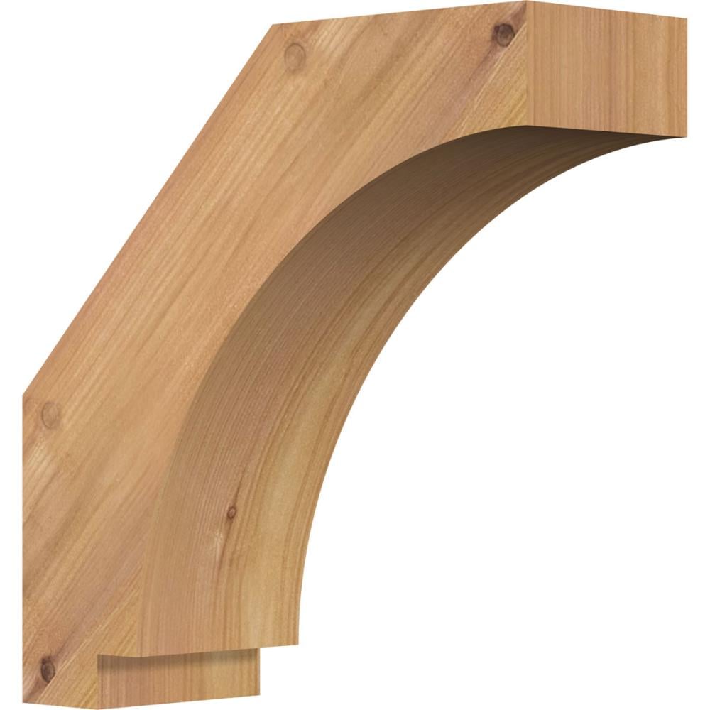 Ekena Millwork BRC04X10X10IMP00SWR 3-1/2-in x 10-in x 10-in Western Red Cedar Unfinished Wood Imperial smooth
