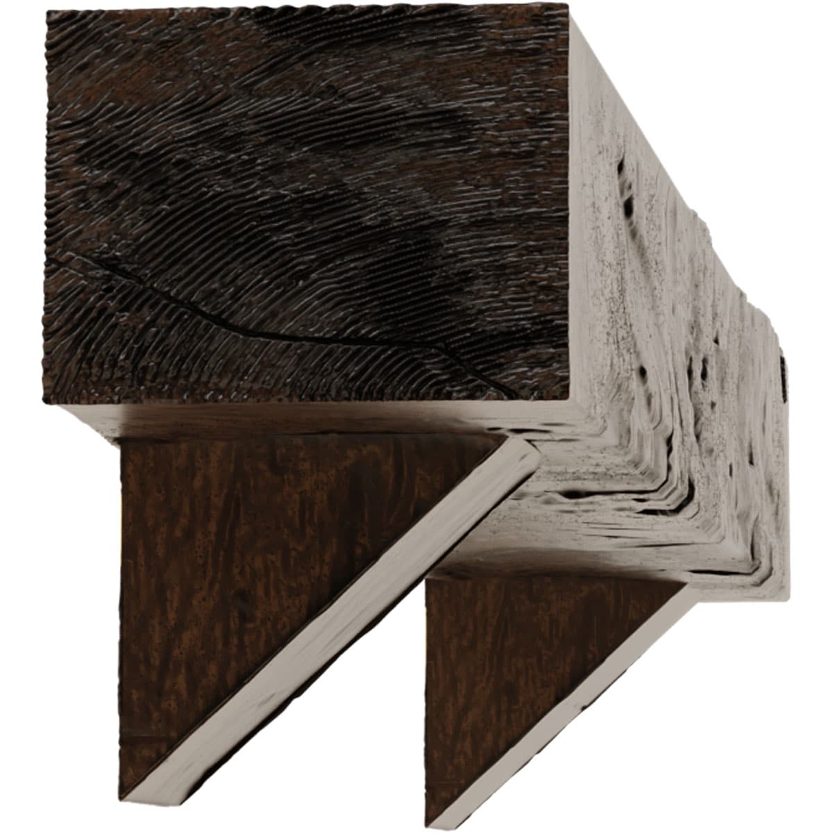 Ekena Millwork MANUHH06X08X48BKZD Mantel-Shelves - View #4