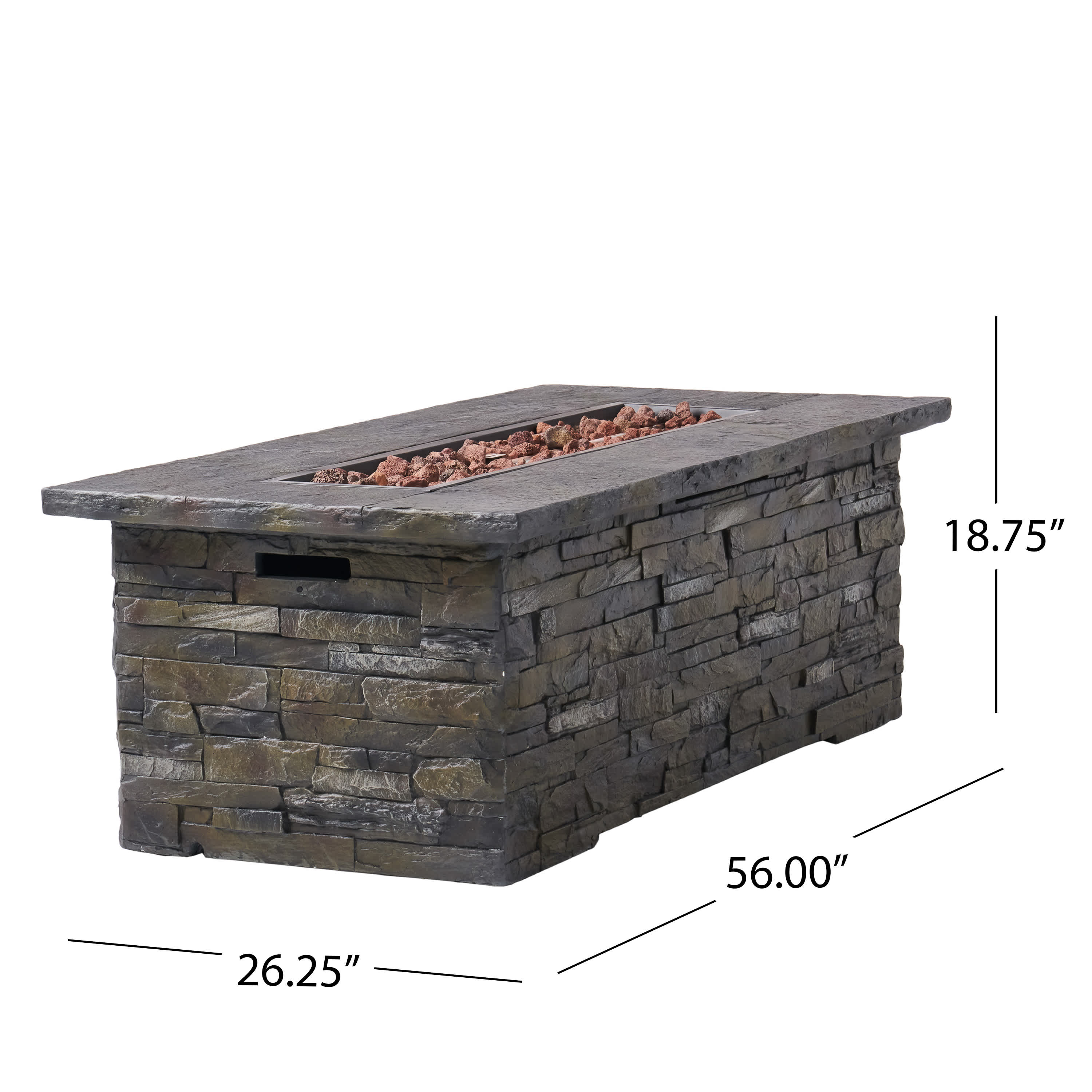Misty Moon FXLW0403-HL024 Outdoor-Gas-Firepits - View #4