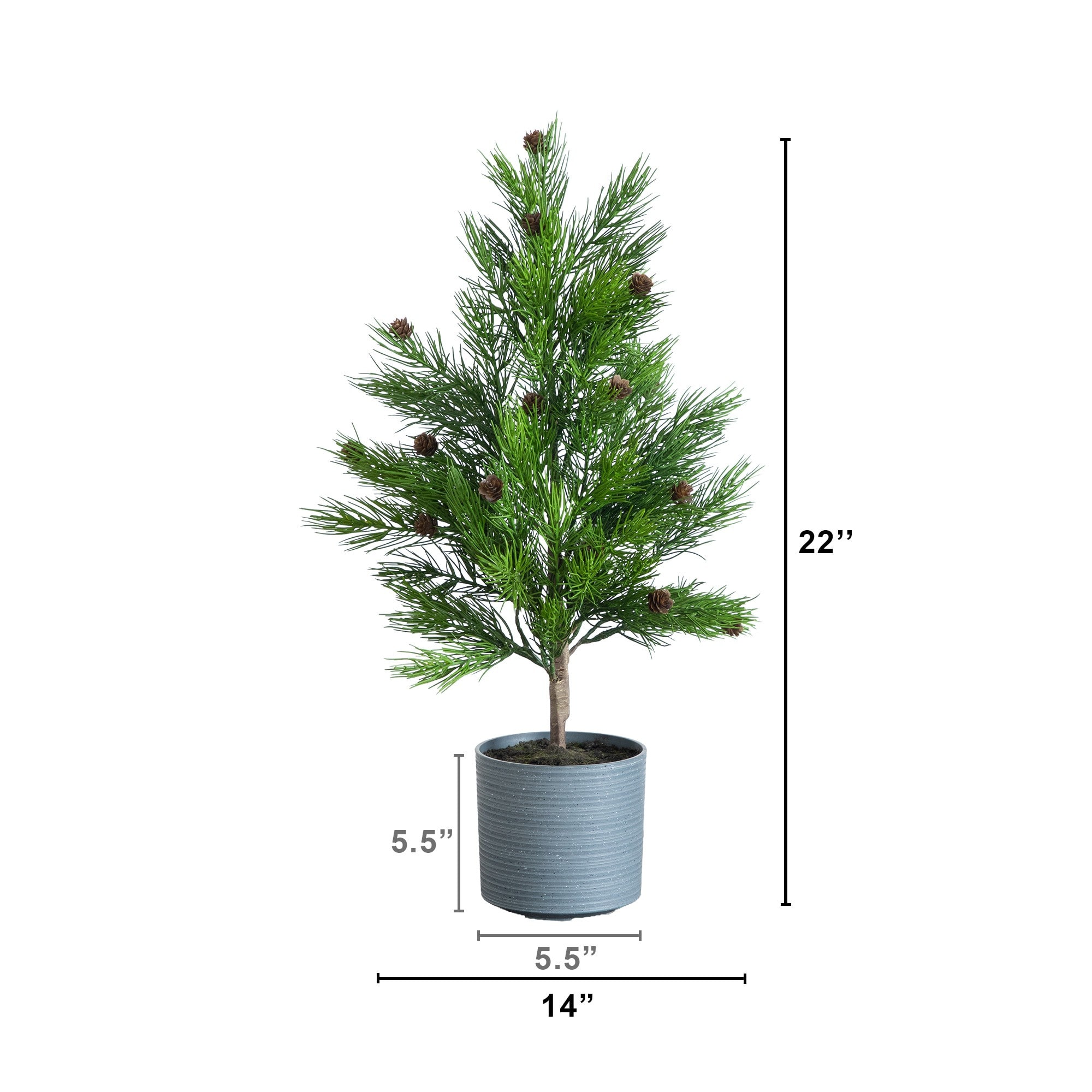 Nearly Natural T5624 Artificial-Christmas-Trees - View #2