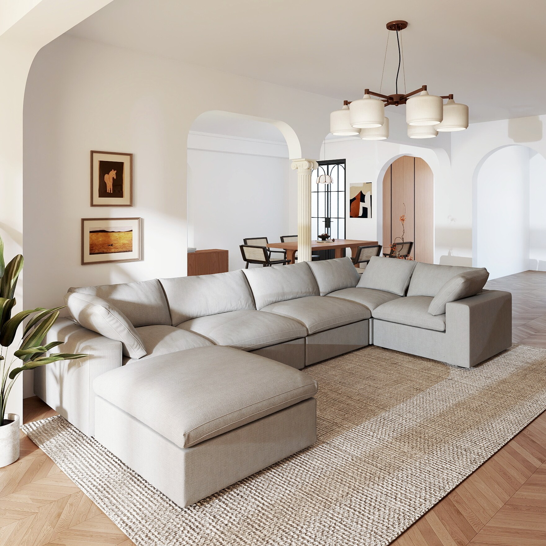 BuotiqHom DH-C5+1-121LG Sofas-Loveseats - View #3