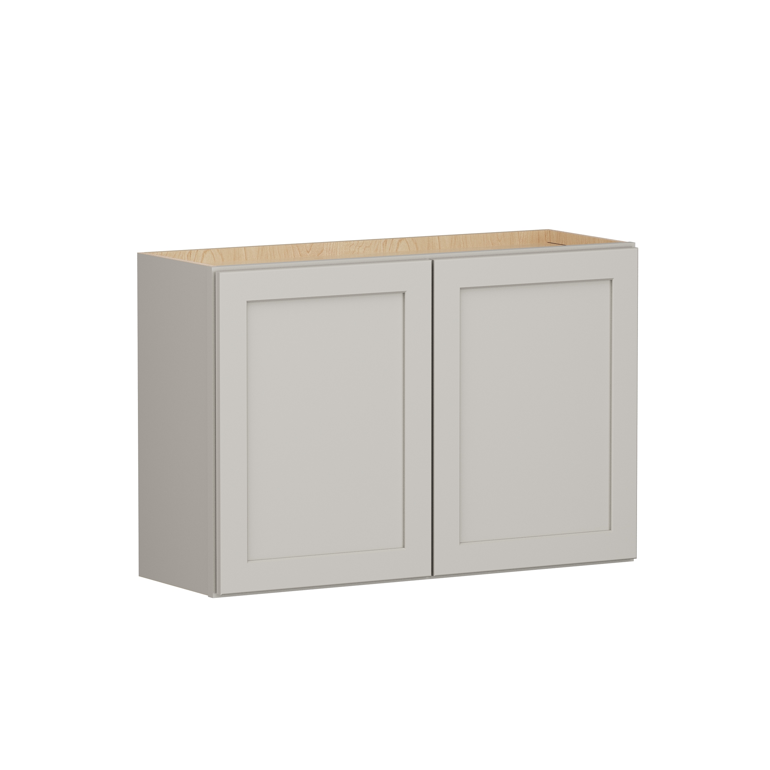 Shenandoah PRO Express Breckenridge 36-in W x 24.5-in H x 12-in D Linen Full Overlay Wall Fully Assembled Plywood Cabinet (Recessed Panel Shaker Door Style)