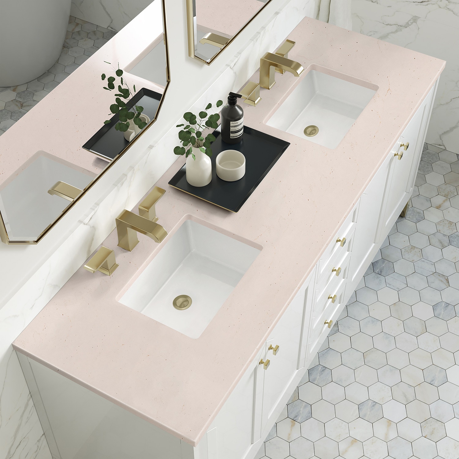 James Martin Vanities 305-V72-GW-3EMR Bath-Vanity-Combo - View #4