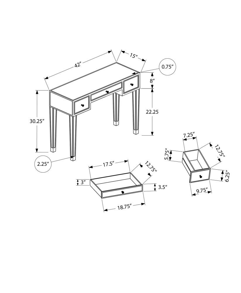 Monarch Specialties I 3735 Console-Sofa-Tables - View #5