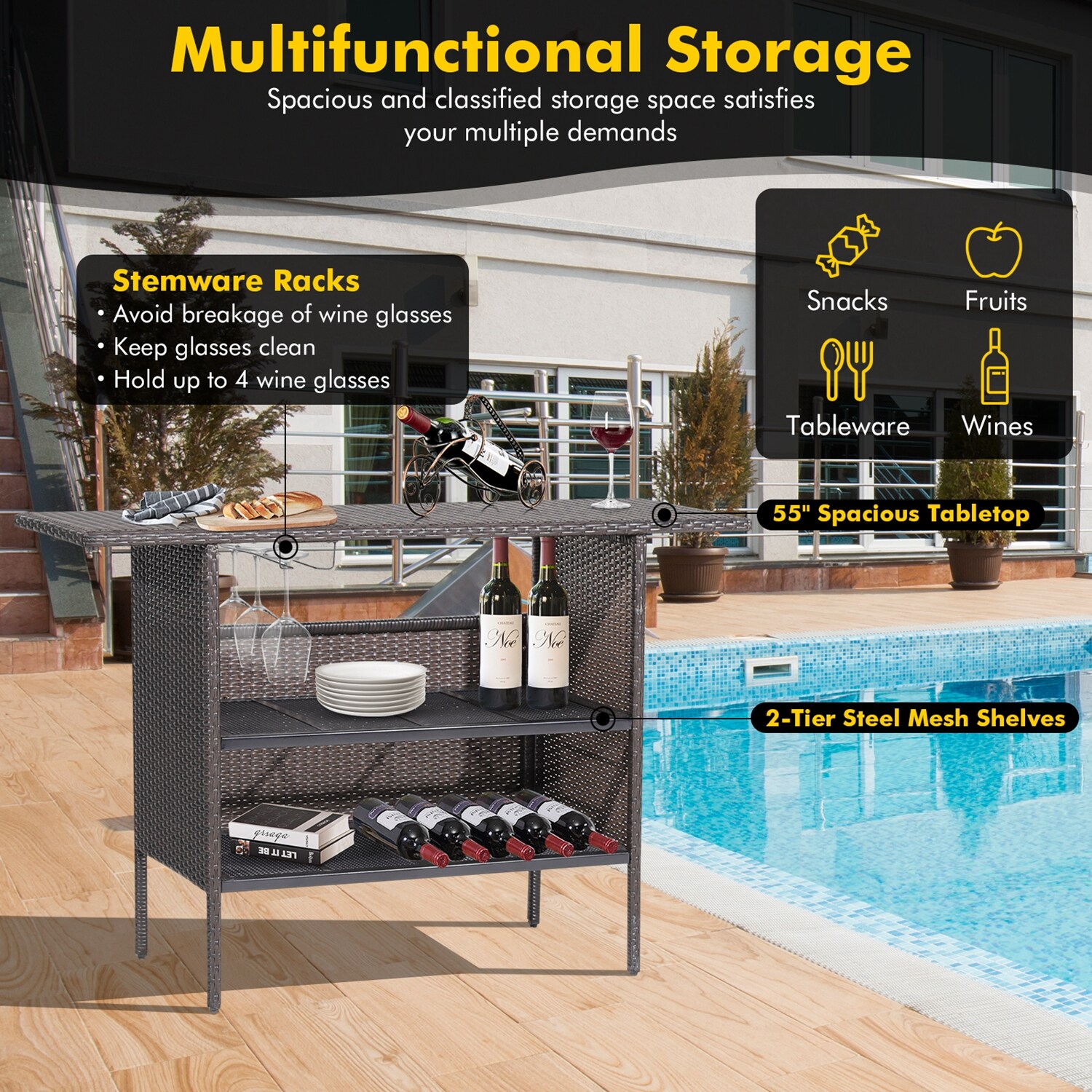 Forclover CBM-445 Patio-Tables - View #6