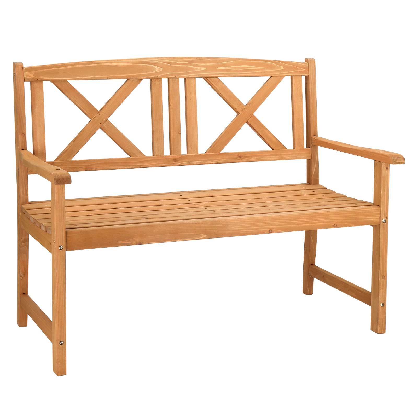 Winado LO1G56000491 46-Inches W x 35.5-Inches H Wooden Garden Bench
