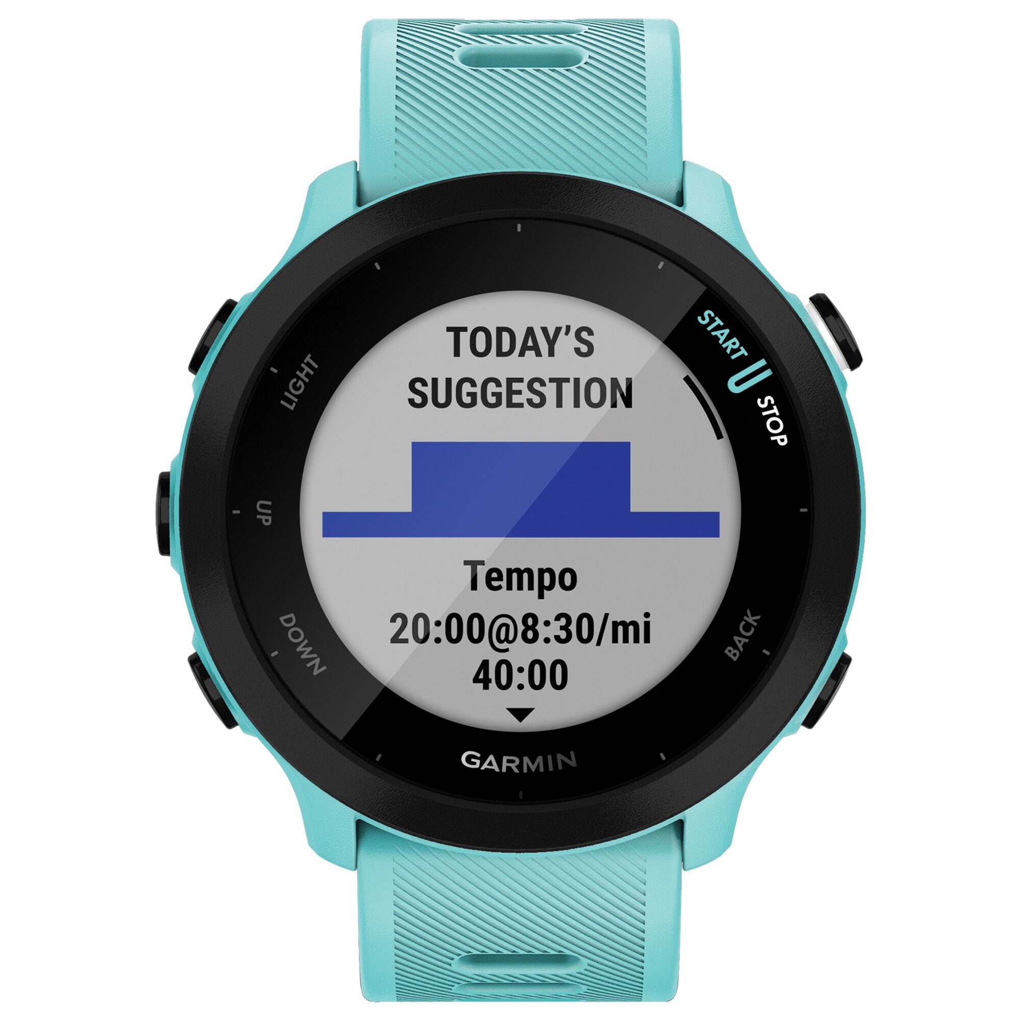 Garmin Forerunner 55 Running Watch (Aqua) in the Fitness Trackers